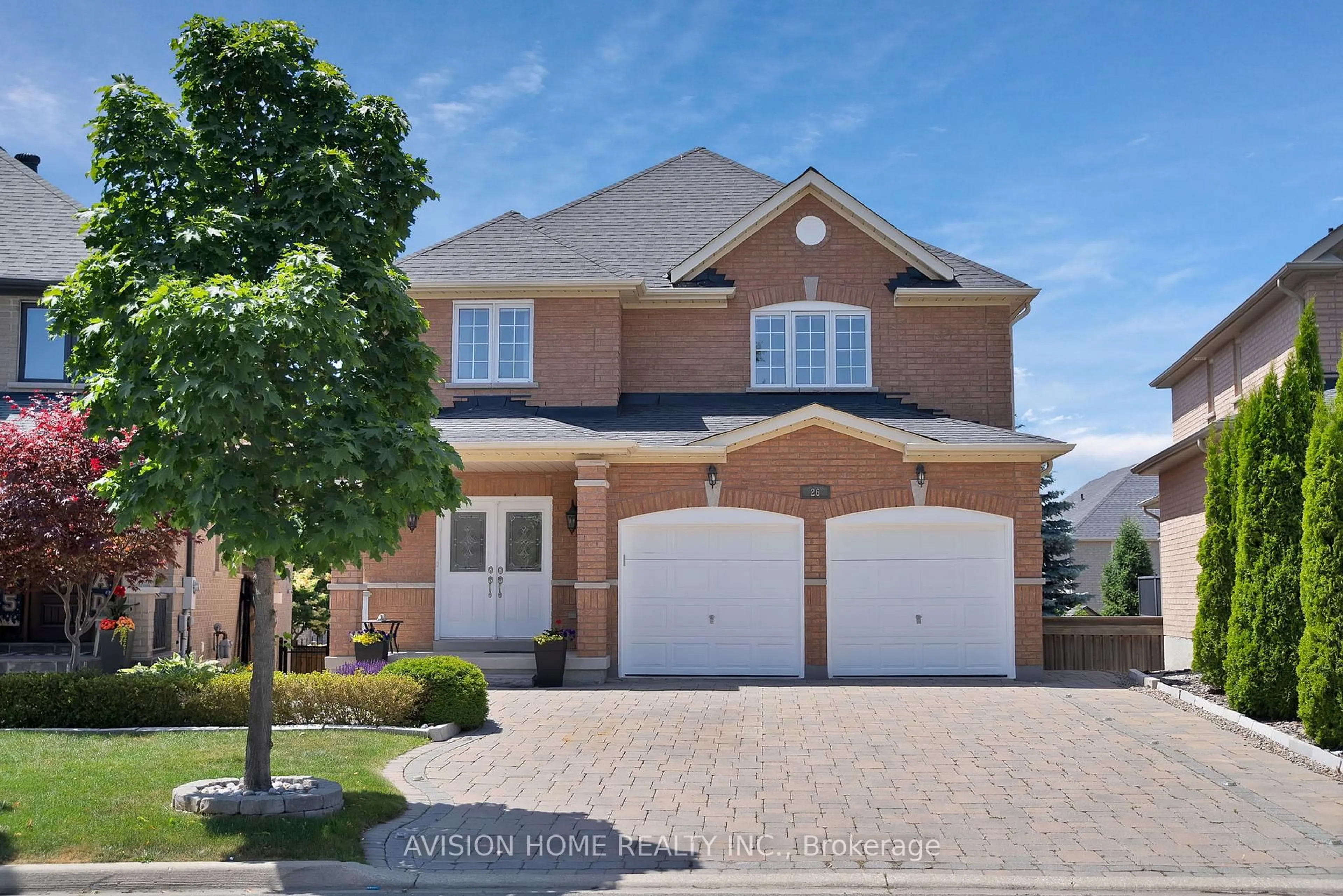 Home with brick exterior material, street for 26 Andrew Hill Dr, Vaughan Ontario L4H 0H3