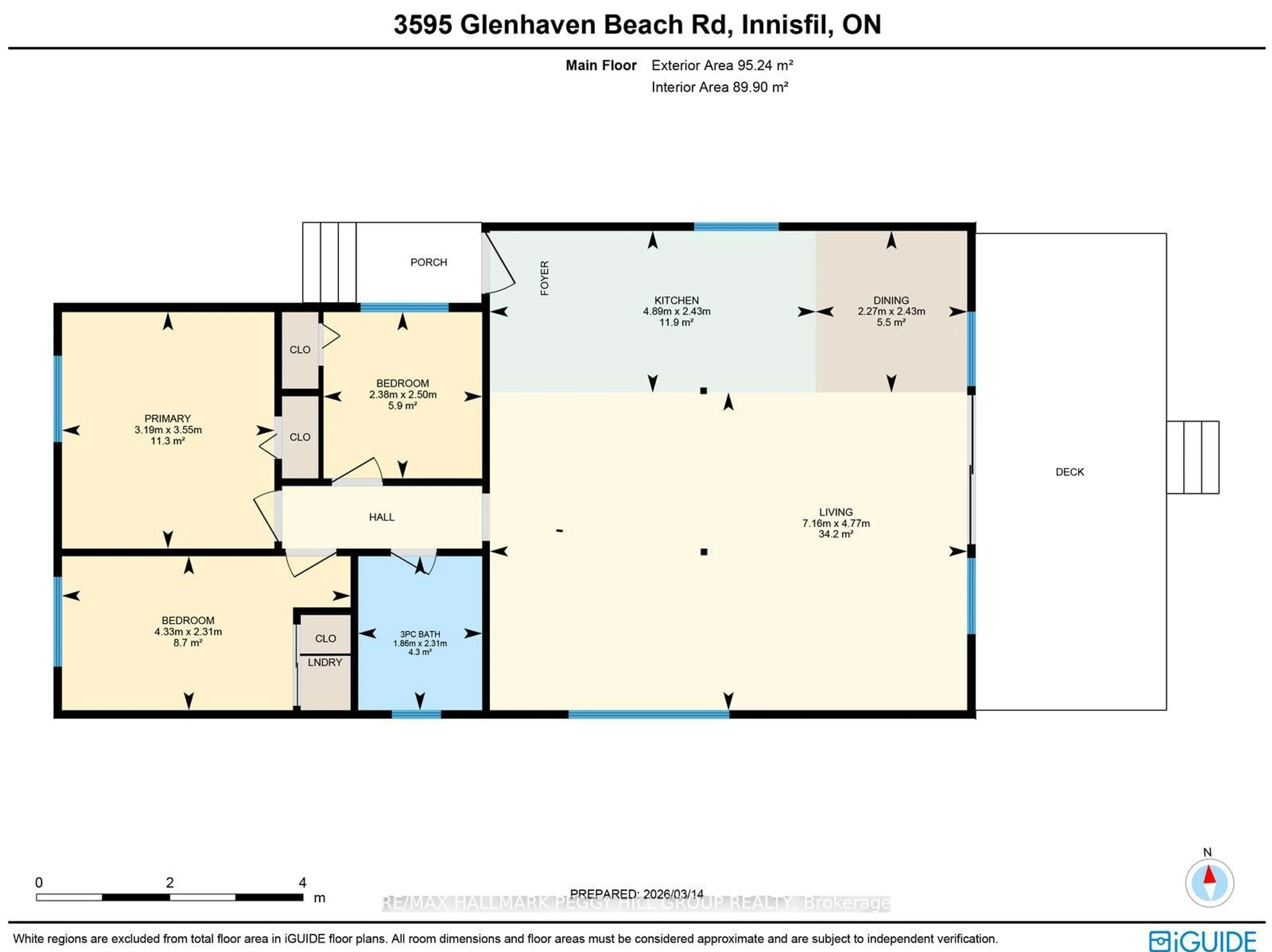 Floor plan for 3595 Glenhaven Beach Rd, Innisfil Ontario L9S 2Z2