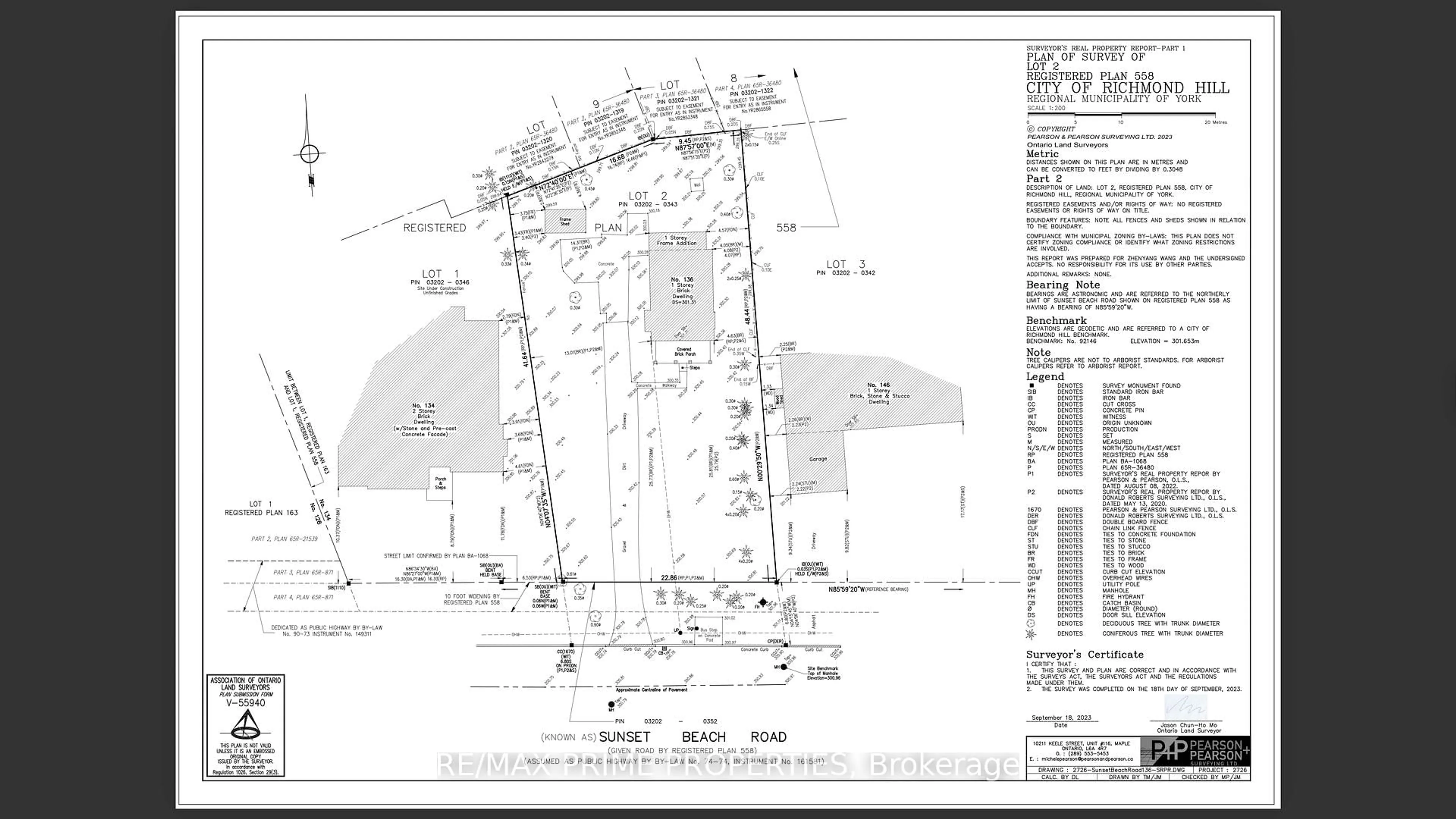 Floor plan for 136 Sunset Beach Rd, Richmond Hill Ontario L0E 1N0