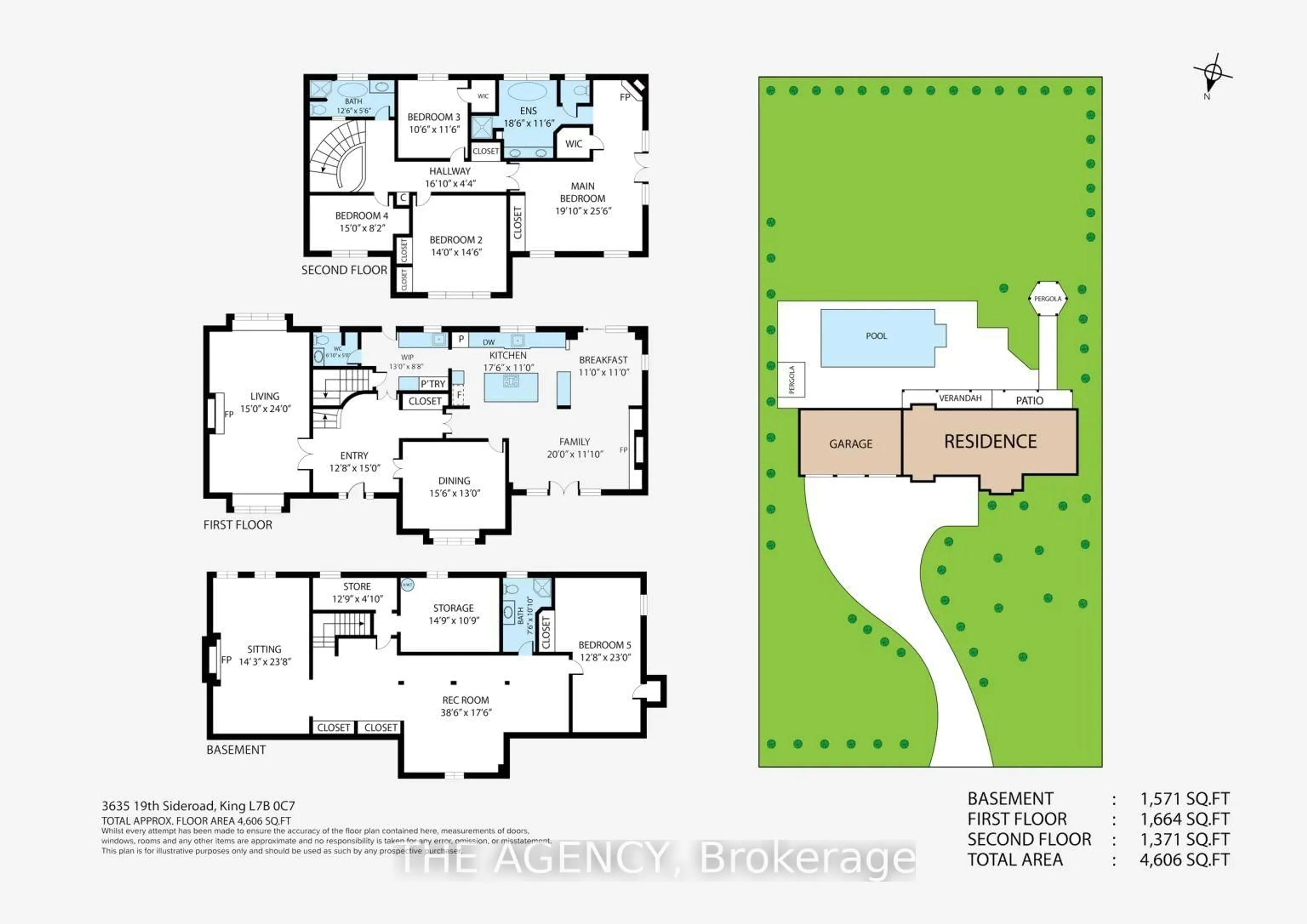 Floor plan for 3635 19th Sdrd, King Ontario L7B 0C7