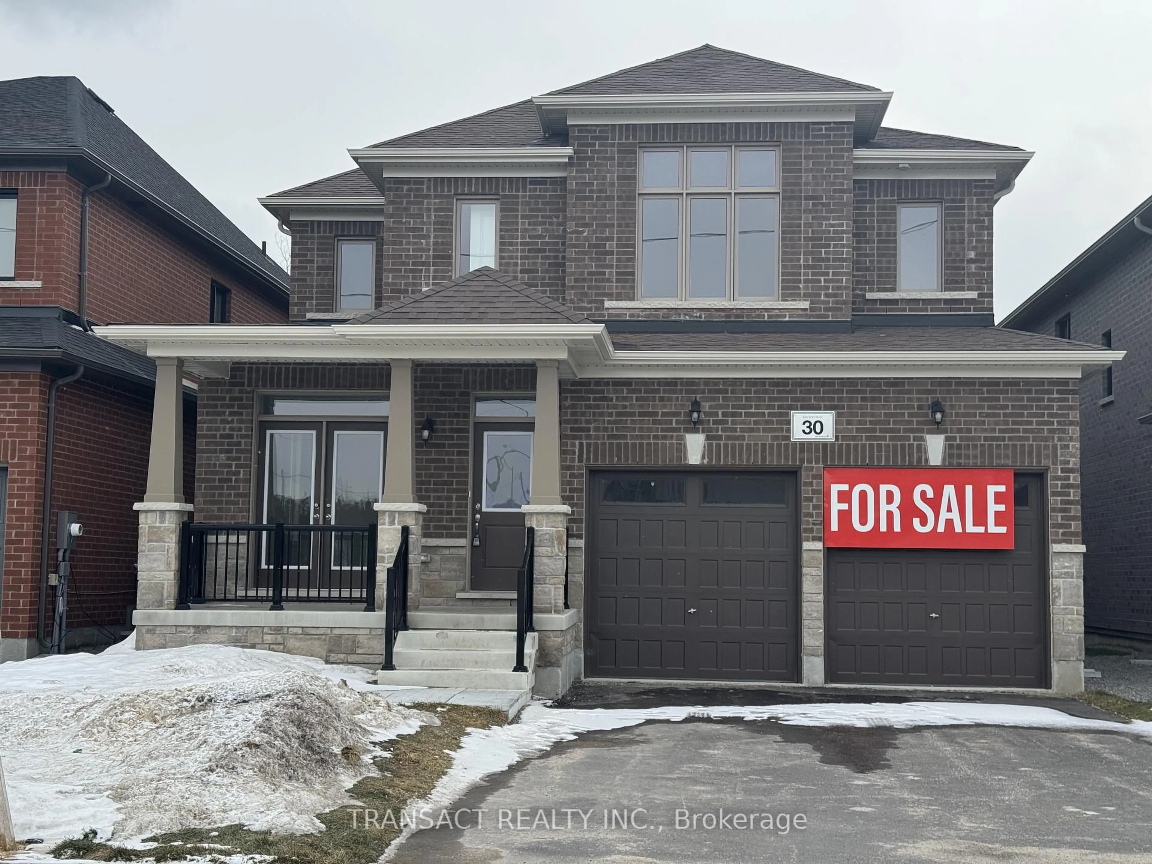 Home with brick exterior material, street for 30 Baycroft Blvd, Essa Ontario L3W 0M1