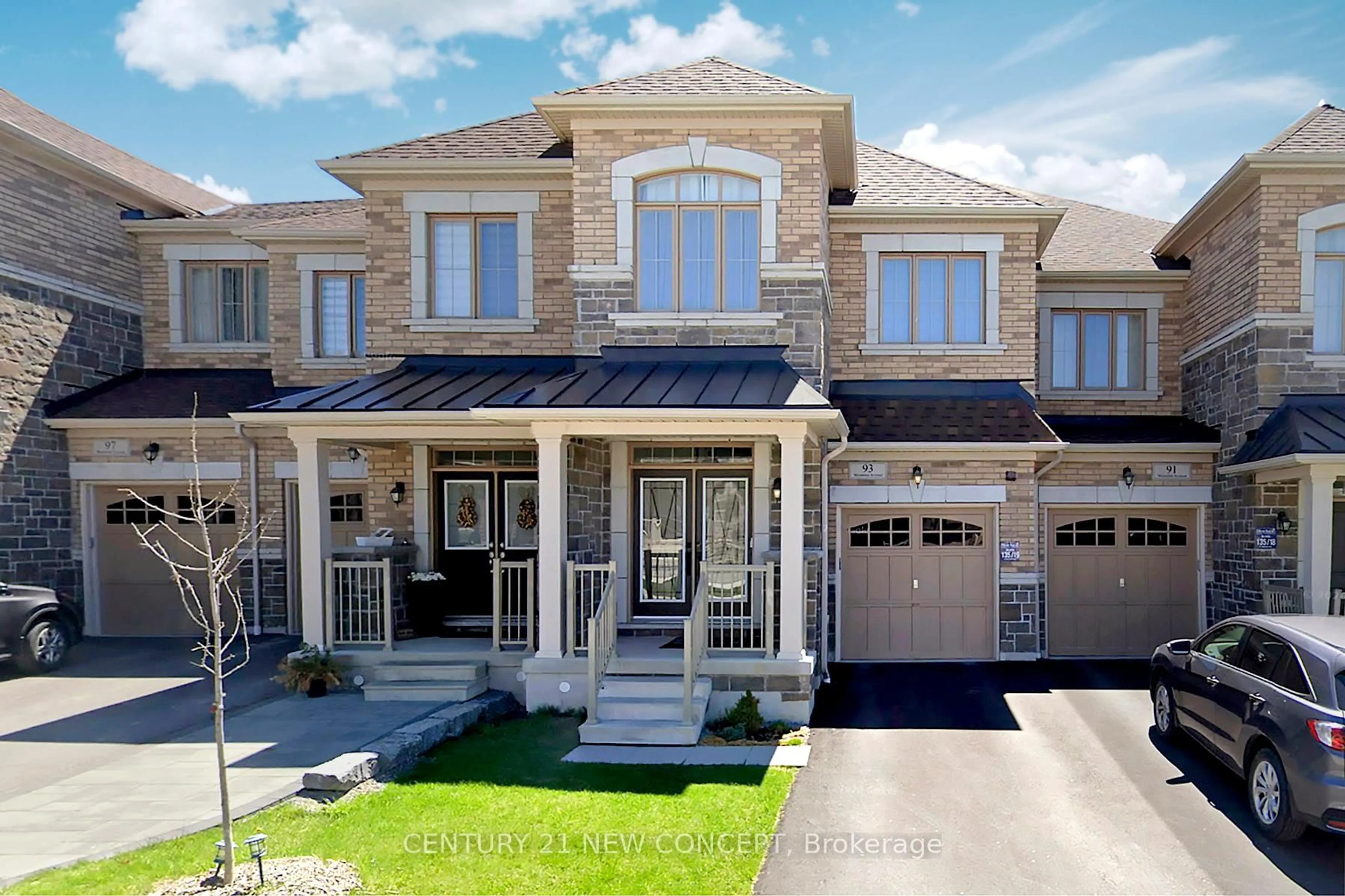 Home with brick exterior material, street for 93 Wesmina Ave, Whitchurch-Stouffville Ontario L4A 4W5