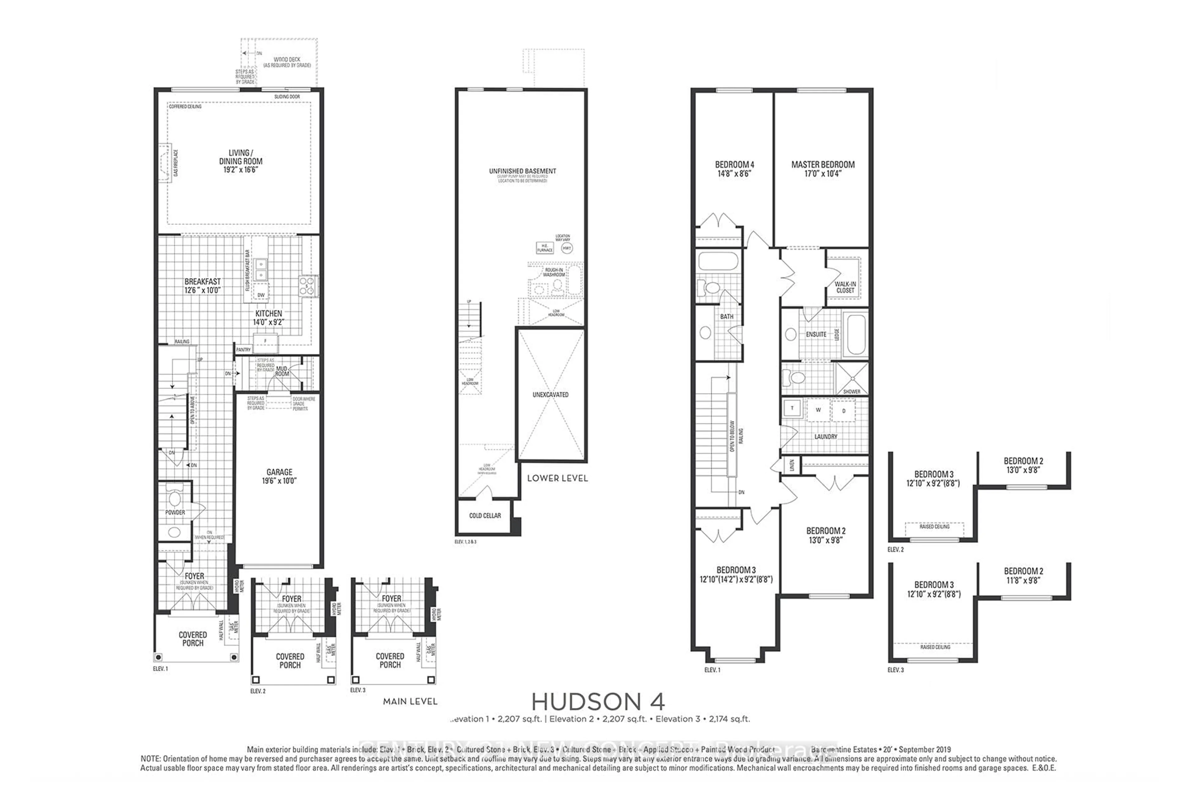 Floor plan for 93 Wesmina Ave, Whitchurch-Stouffville Ontario L4A 4W5