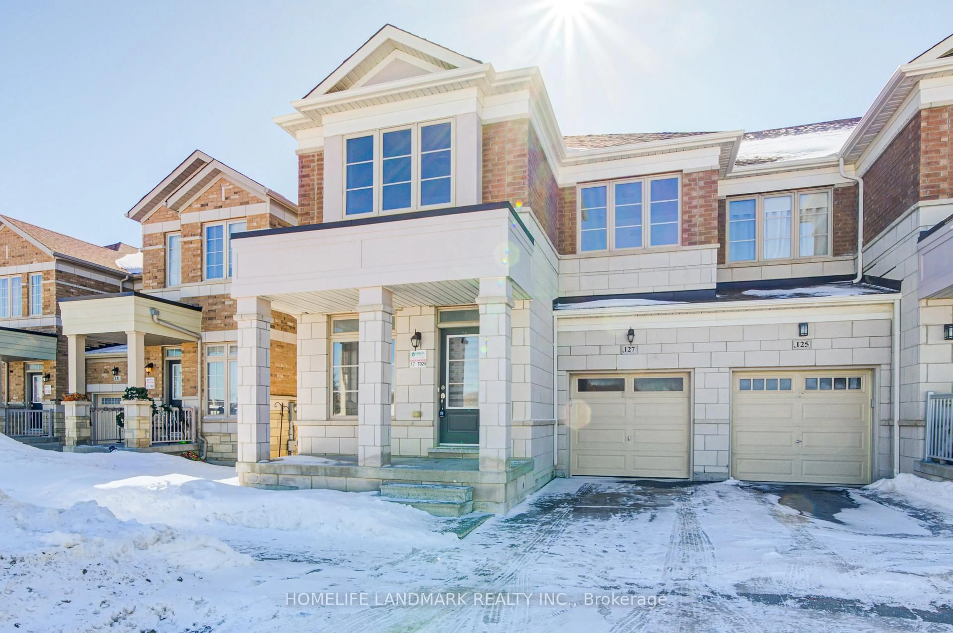 Home with brick exterior material, street for 127 Decast Cres, Markham Ontario L6B 1N8