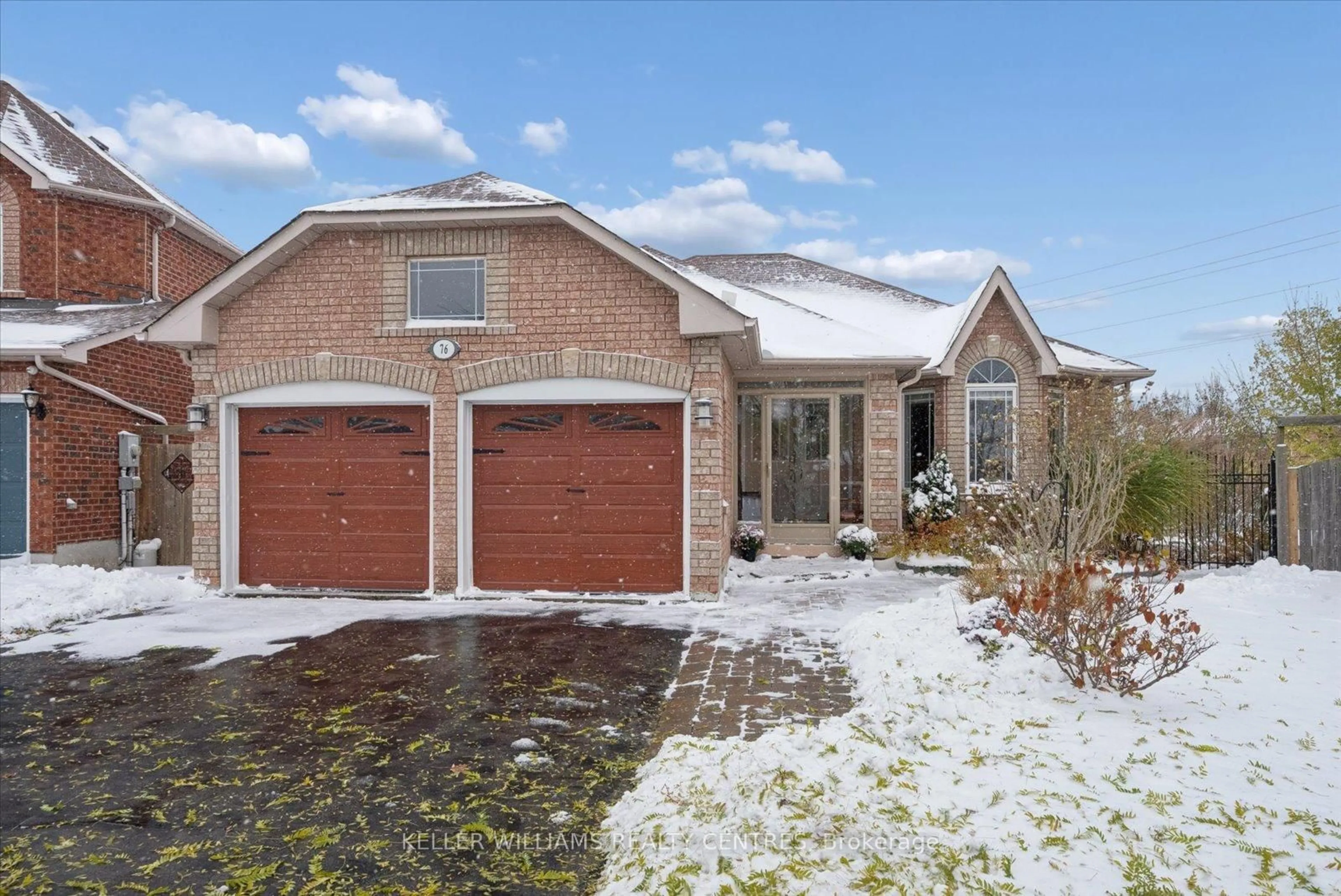 Home with brick exterior material, street for 76 Kerfoot Cres, Georgina Ontario L4P 4H2