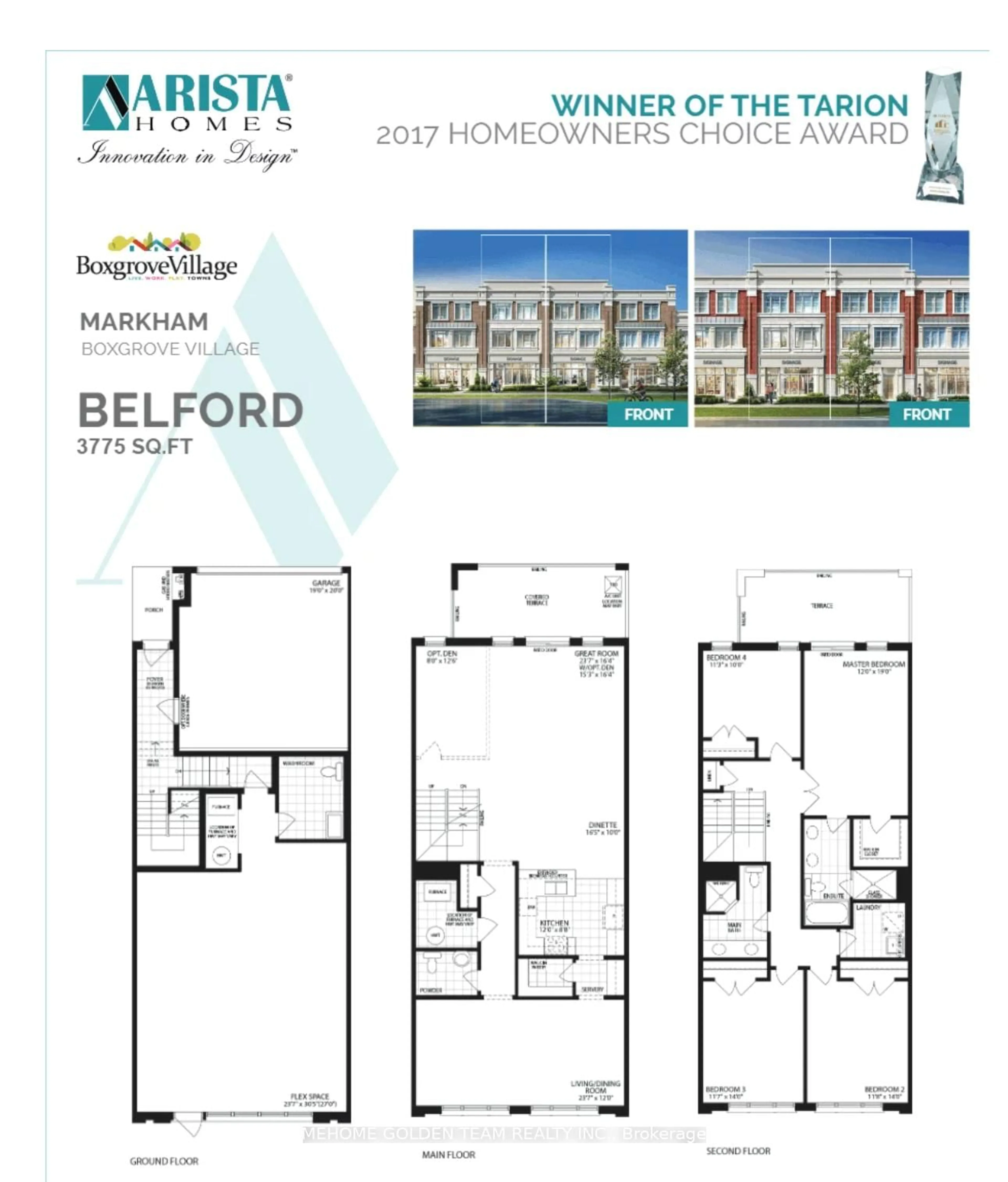Floor plan for 41 Luzon Ave, Markham Ontario L6B 1N7