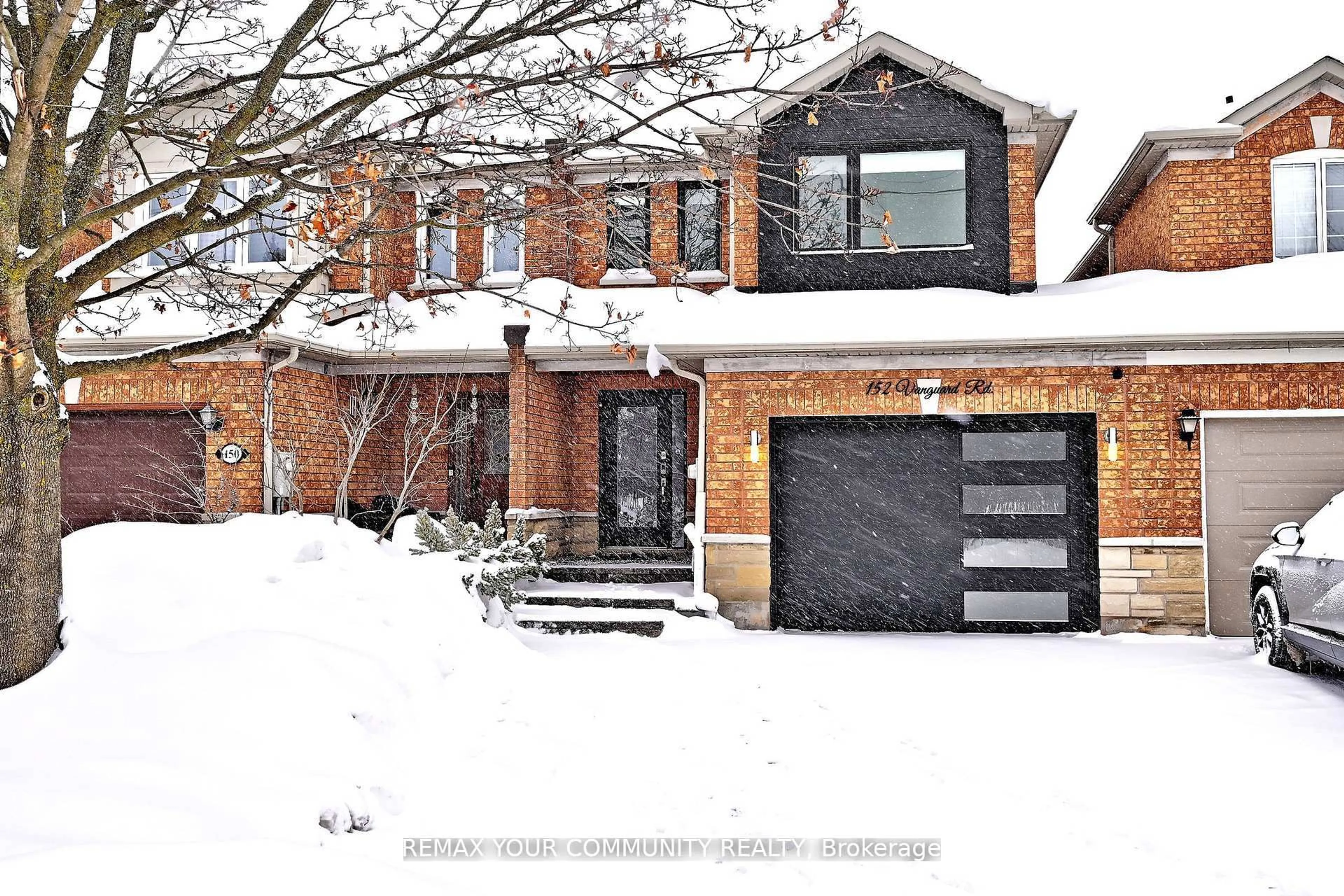 Home with brick exterior material, street for 152 Vanguard Rd, Vaughan Ontario L4K 5G8