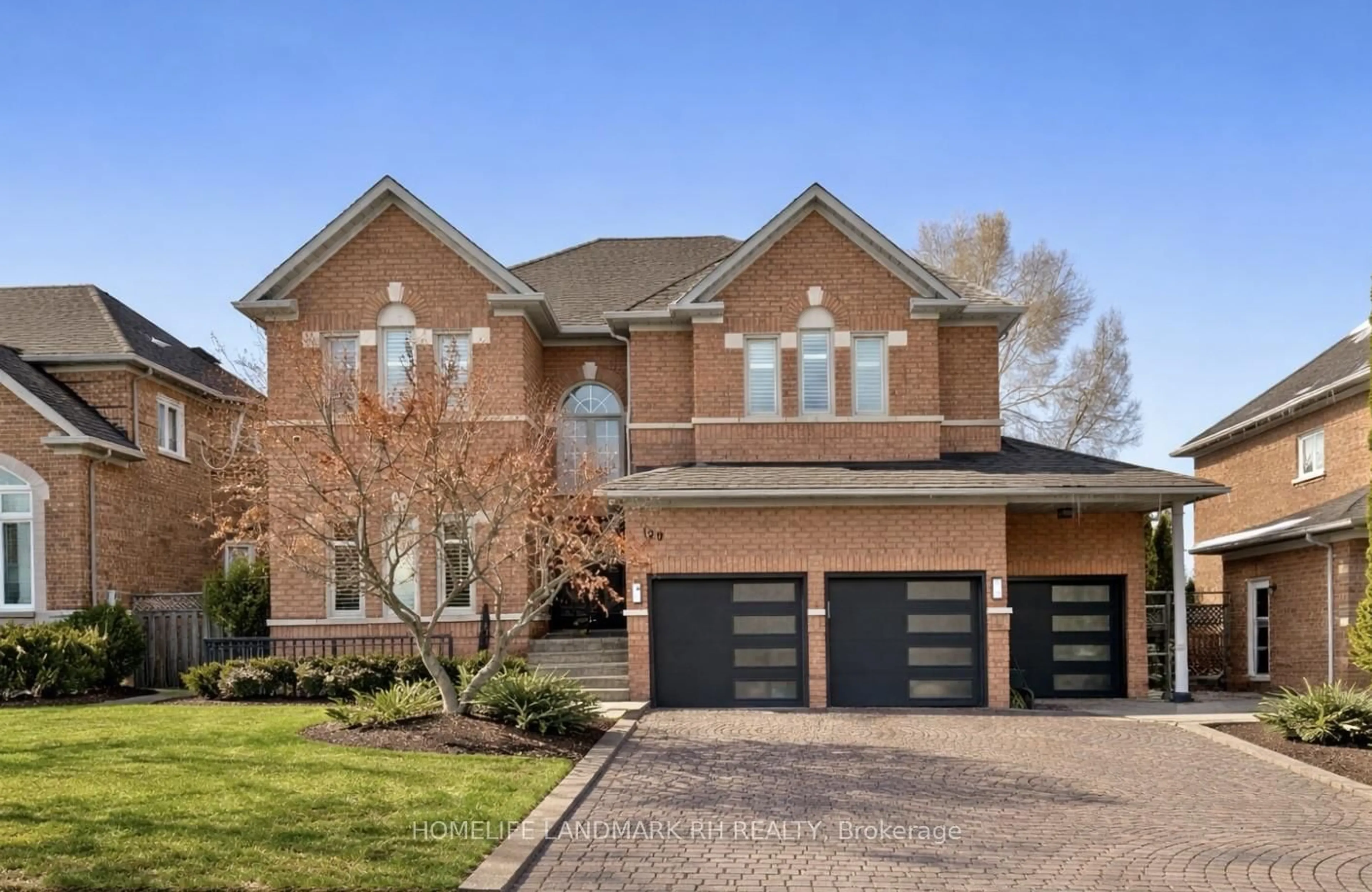 Home with brick exterior material, street for 129 Golden Tulip Cres, Markham Ontario L6C 1W5