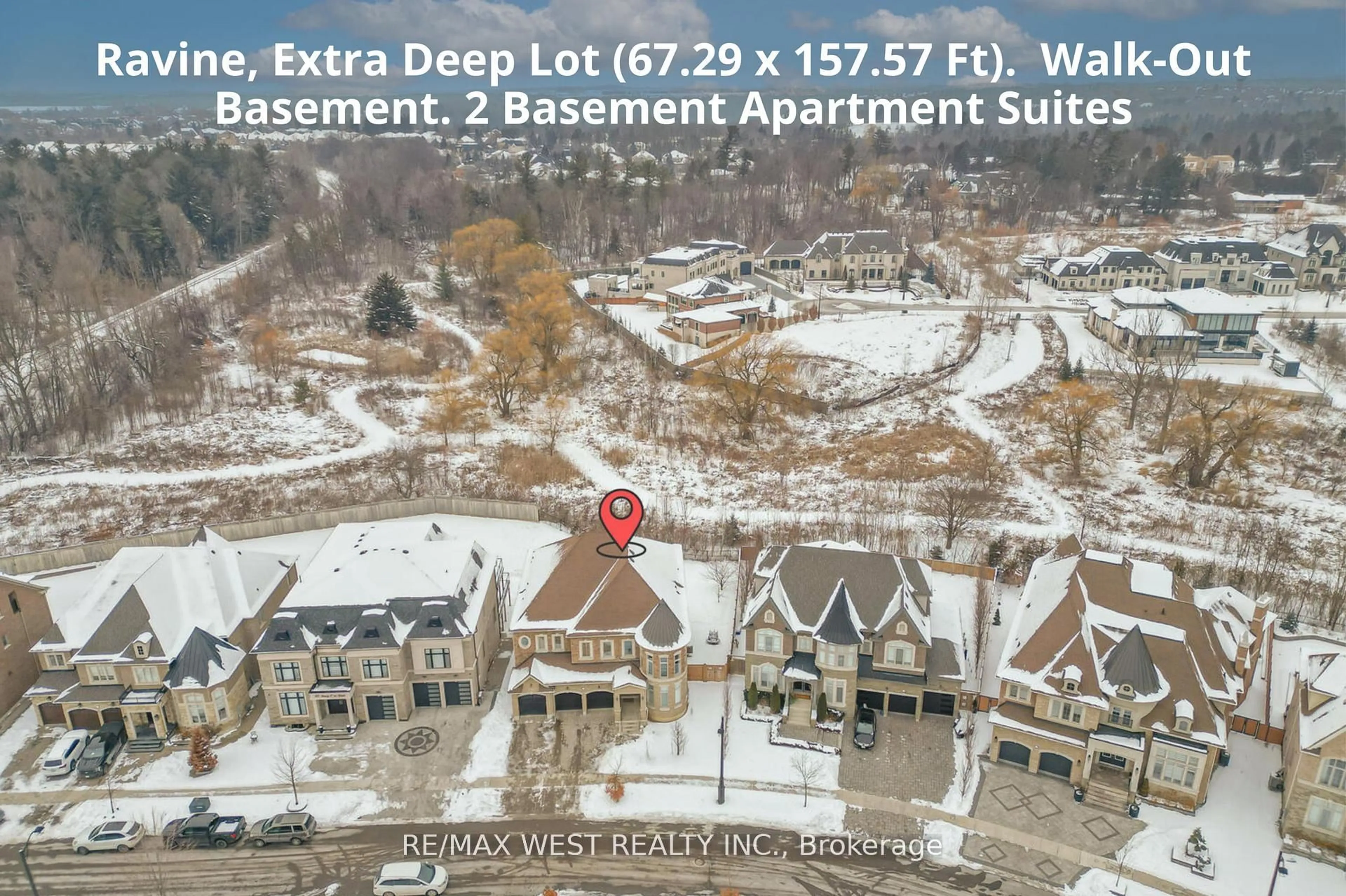 A pic from outside/outdoor area/front of a property/back of a property/a pic from drone, city buildings view from balcony for 293 Torrey Pines Rd, Vaughan Ontario L4H 3X3