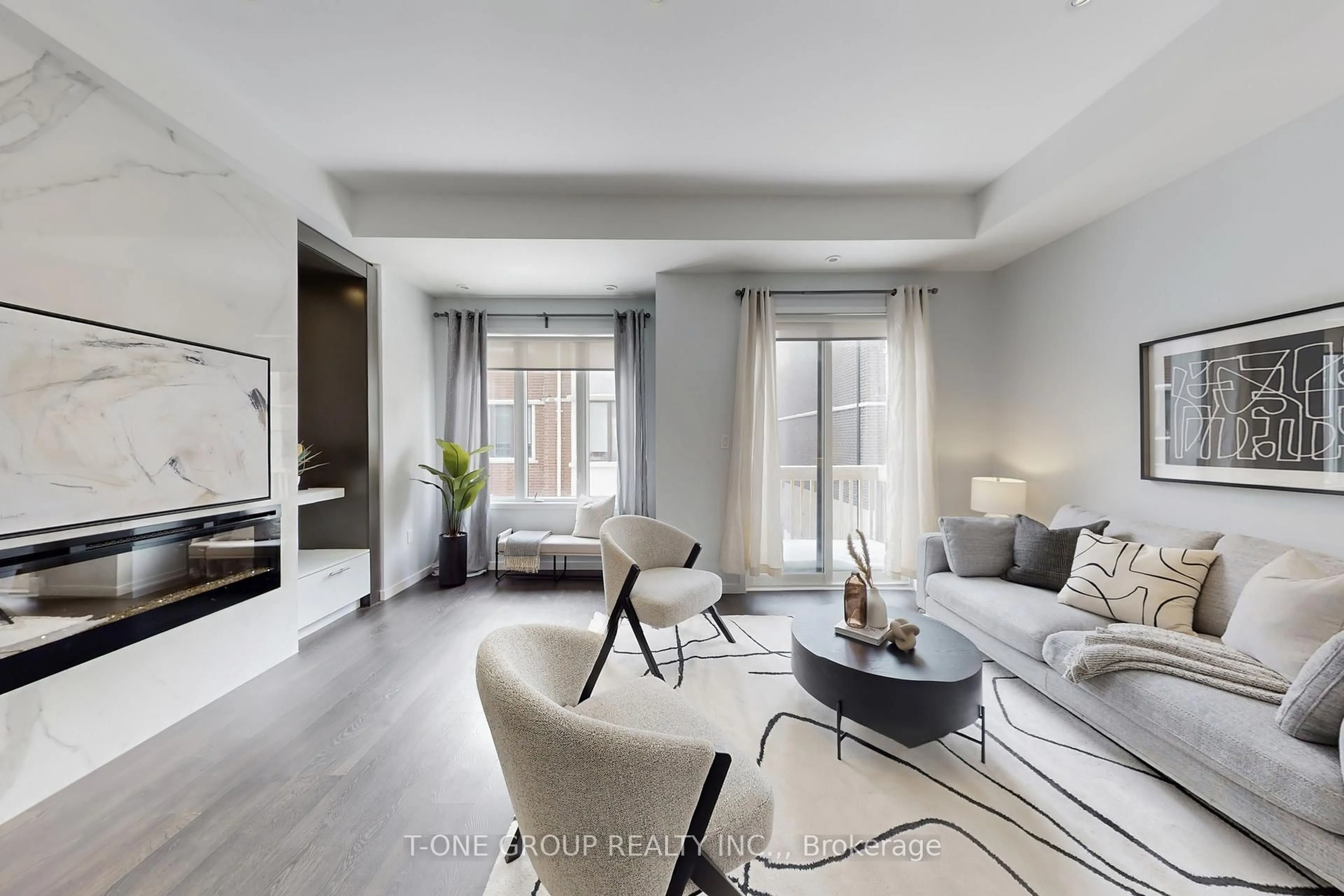 Living room with furniture, unknown for 27 Genuine Lane, Richmond Hill Ontario L4B 0E5