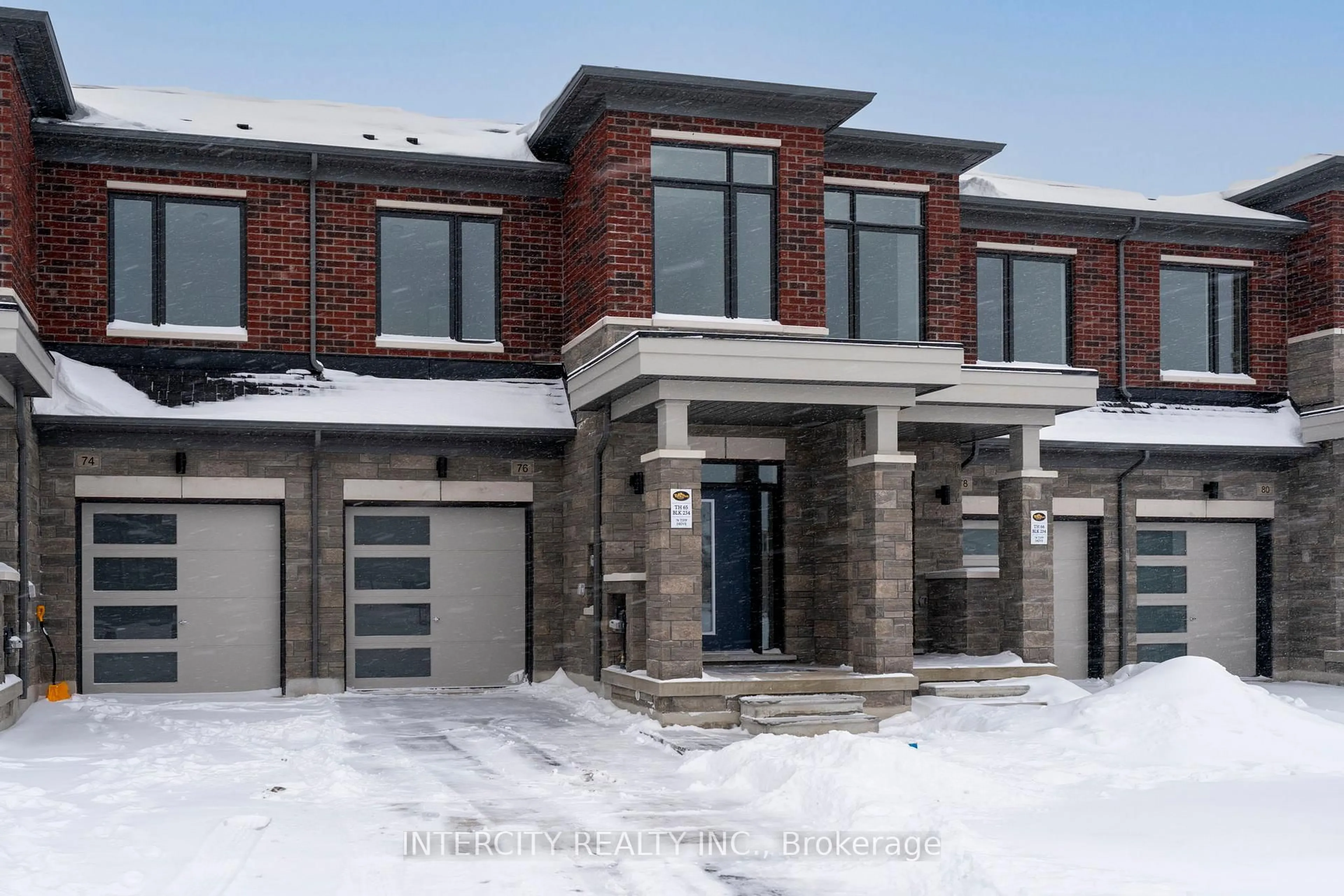Home with brick exterior material, street for 76 Tipp Dr, Richmond Hill Ontario L4E 1J3