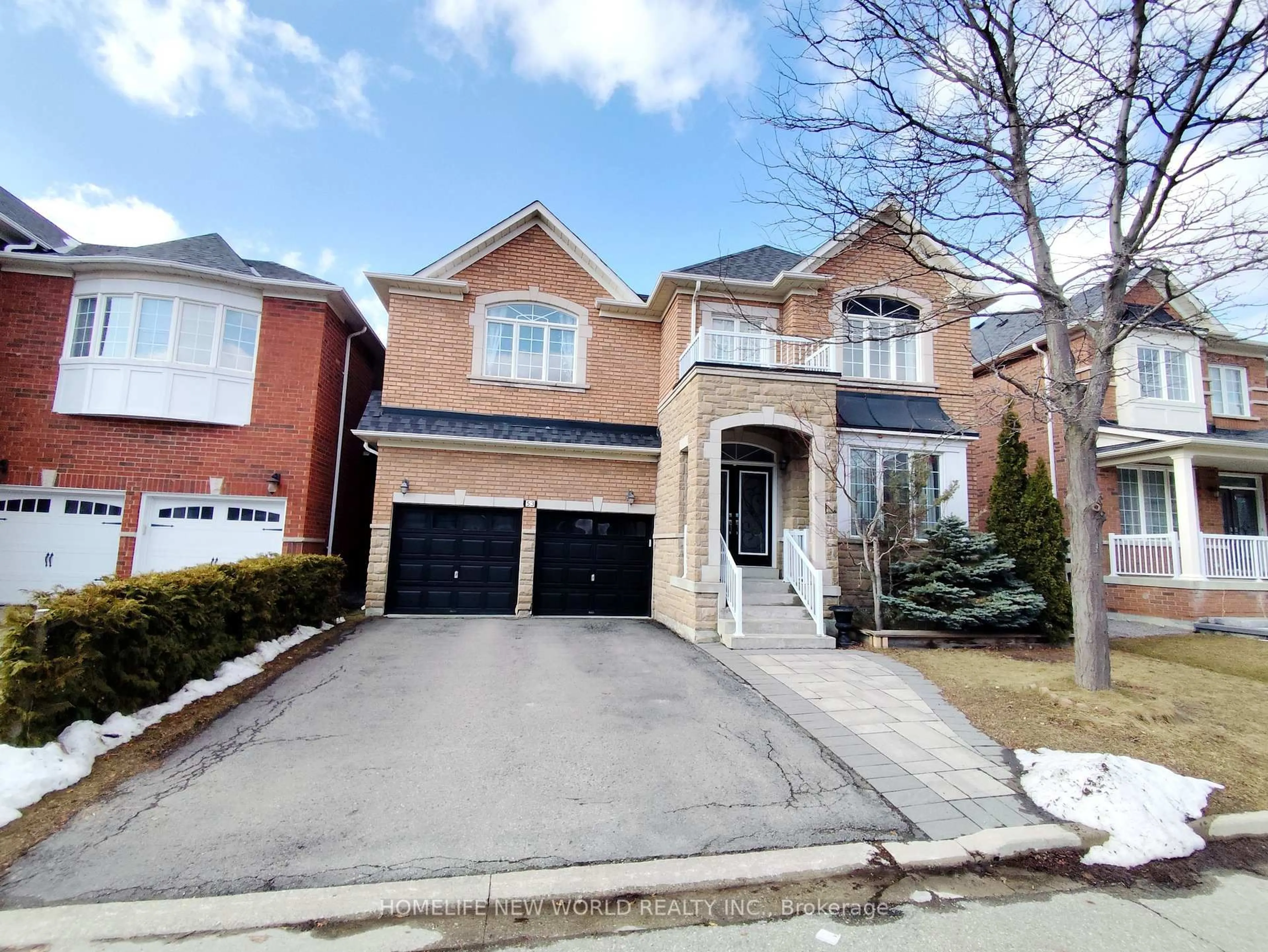 Home with brick exterior material, street for 53 Larkmead Cres, Markham Ontario L6C 3E1