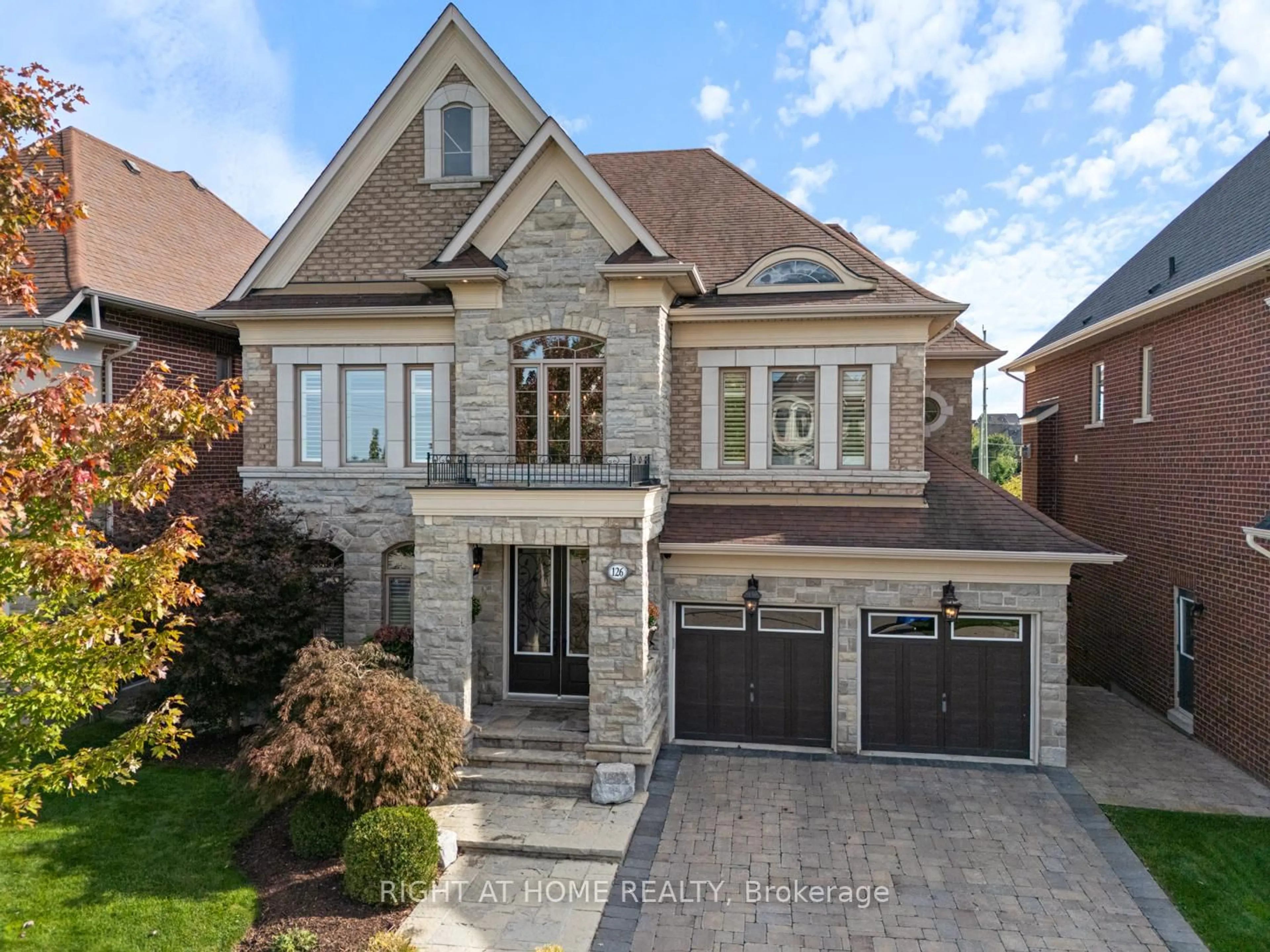 Home with brick exterior material, street for 126 Vines Pl, Aurora Ontario L4G 0R7