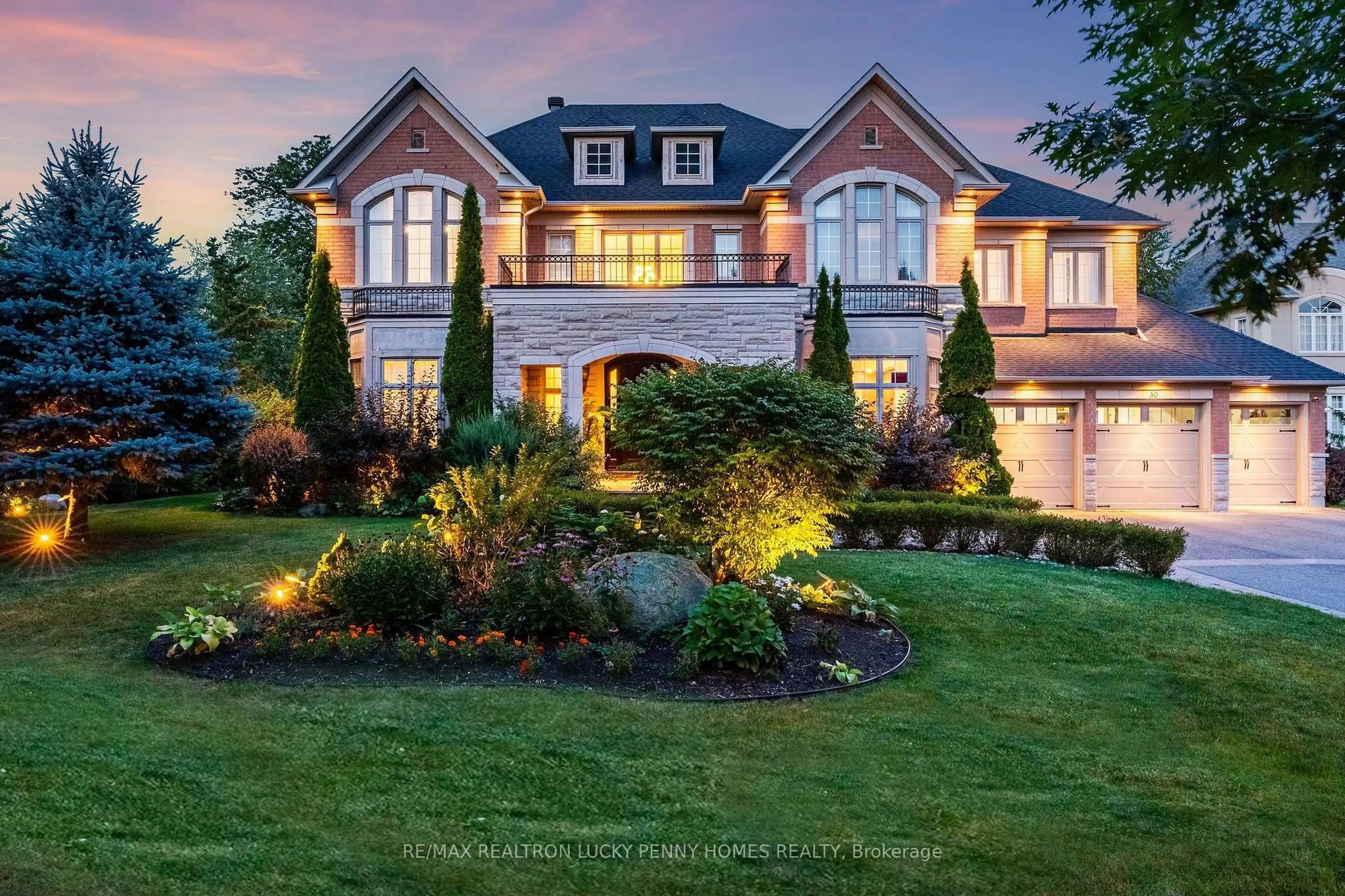 Home with brick exterior material, unknown for 30 Bernadotte Dr, Markham Ontario L6C 3H1