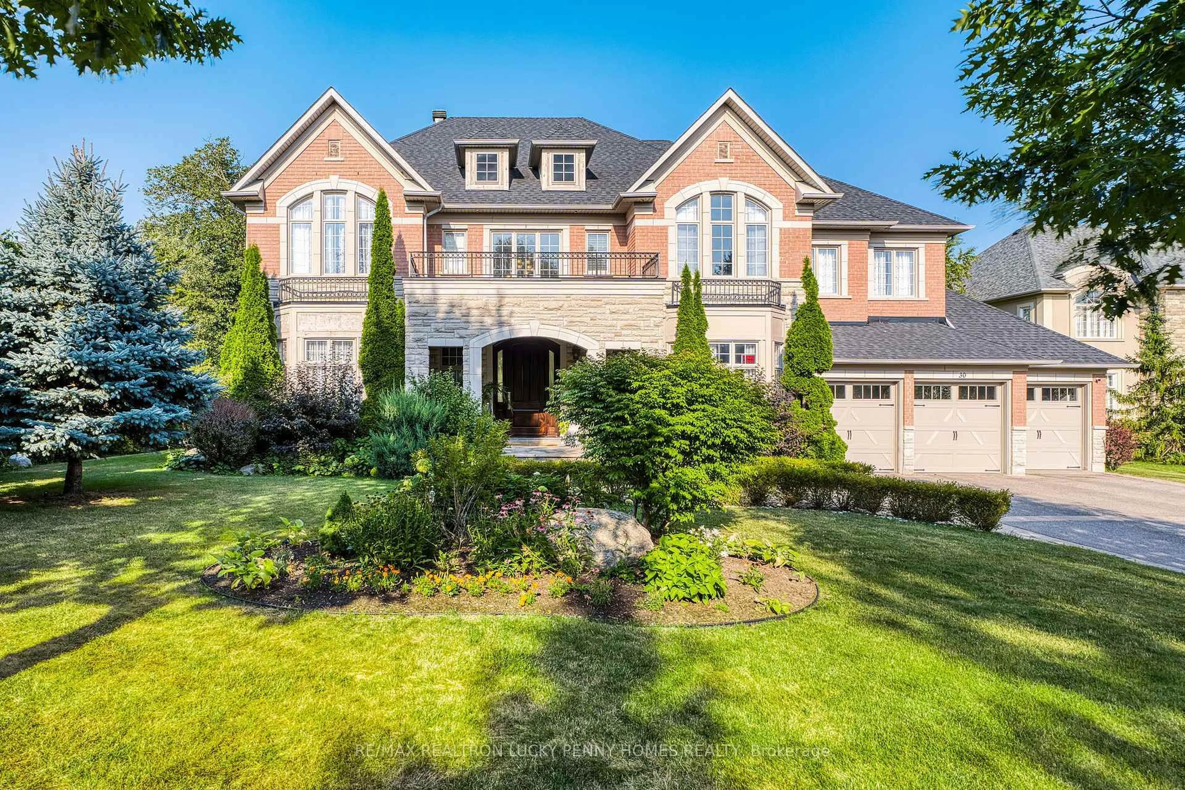 Home with brick exterior material, unknown for 30 Bernadotte Dr, Markham Ontario L6C 3H1