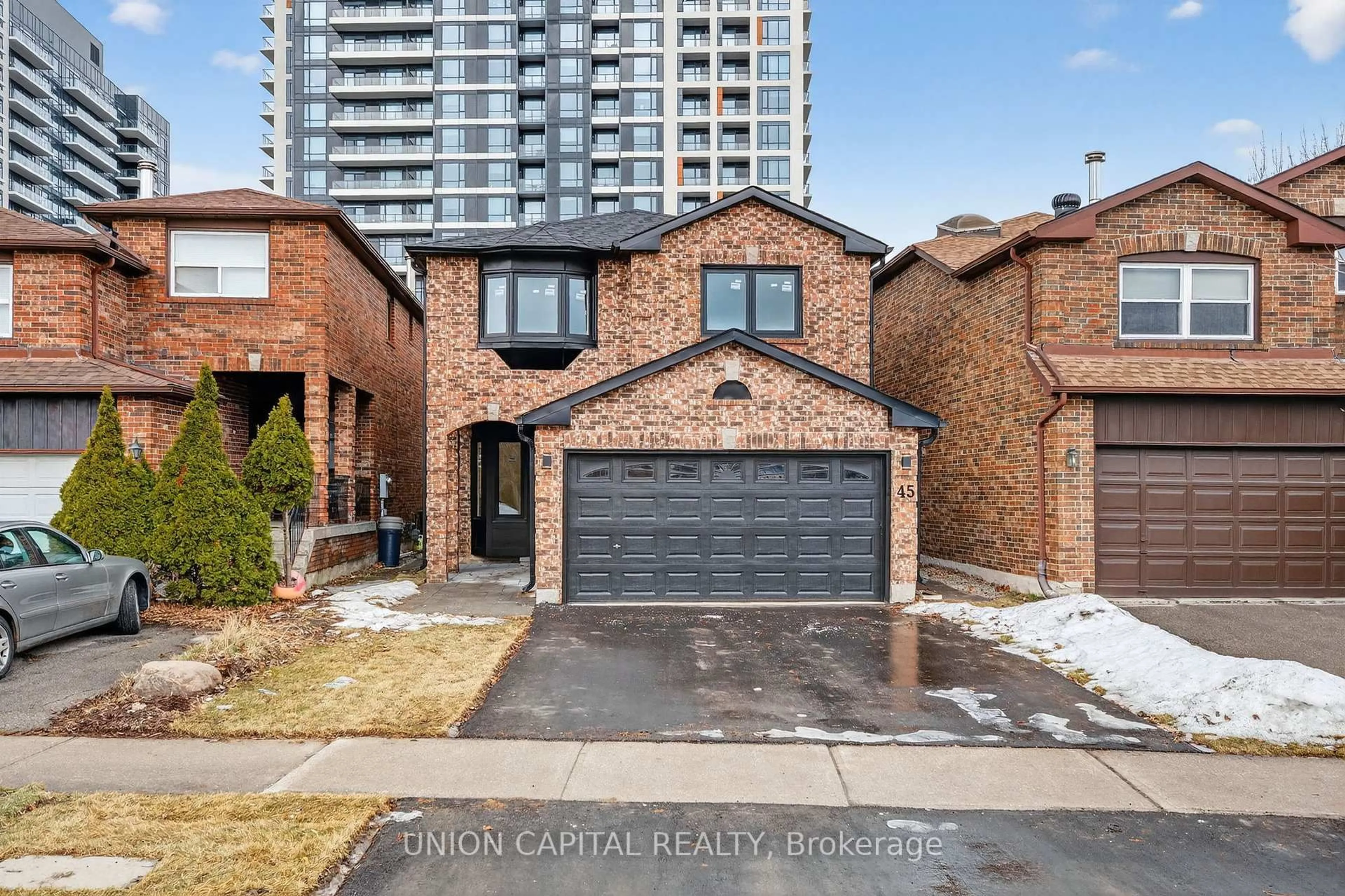 Home with brick exterior material, street for 45 Chilmar Cres, Vaughan Ontario L4J 6Y5
