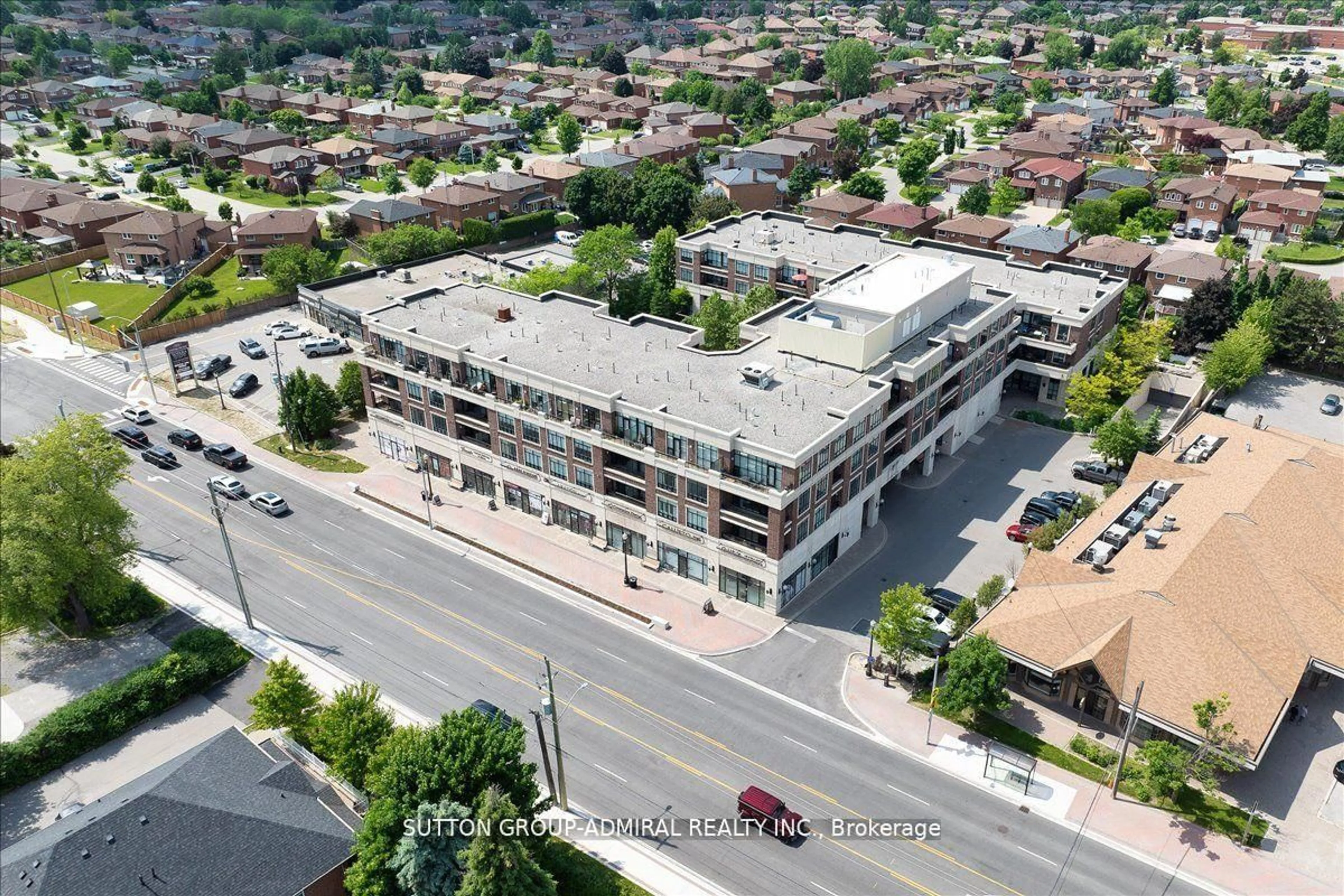 A pic from outside/outdoor area/front of a property/back of a property/a pic from drone, building for 2396 Major Mackenzie Dr #312, Vaughan Ontario L6A 3Y7