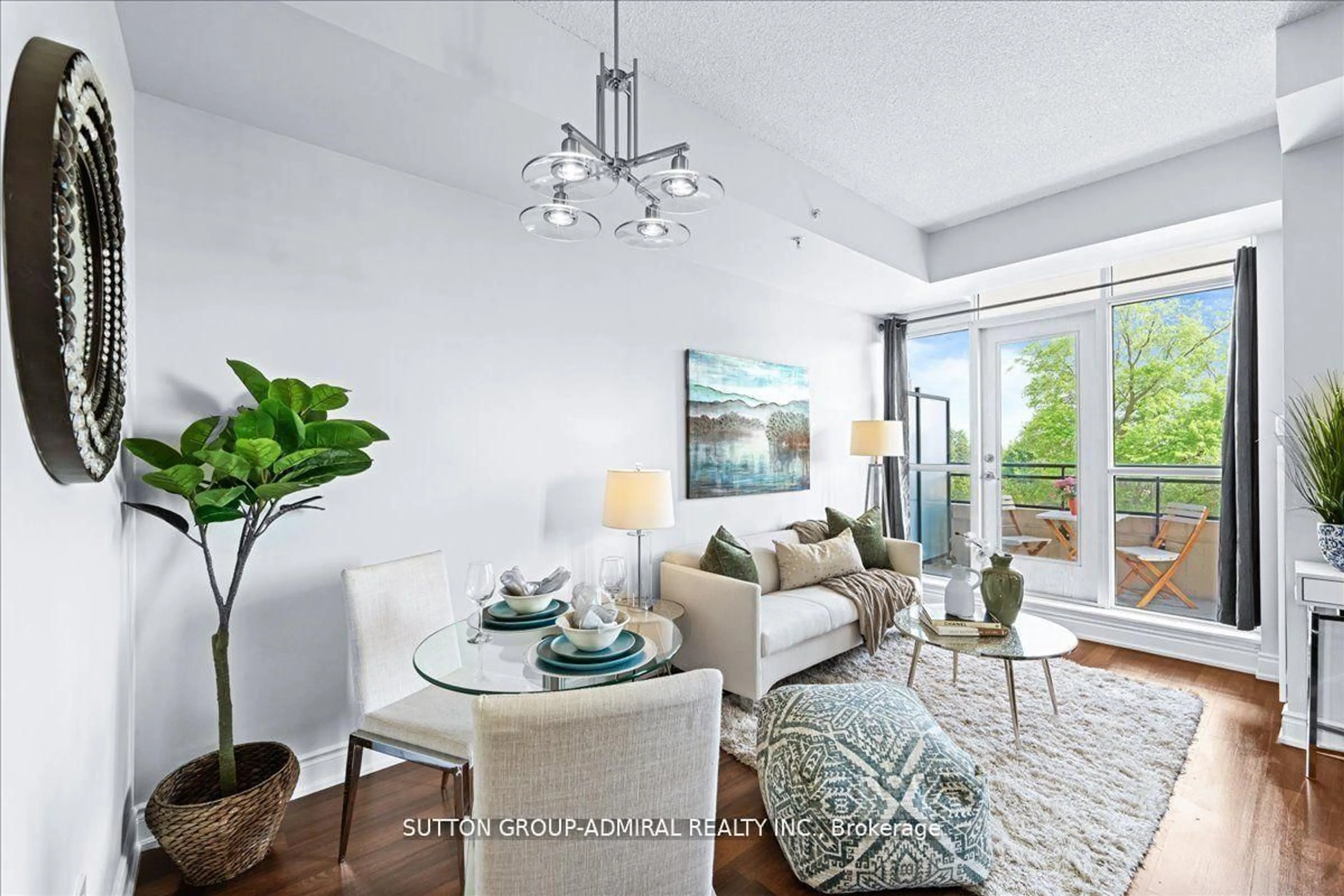 Living room with furniture, unknown for 2396 Major Mackenzie Dr #312, Vaughan Ontario L6A 3Y7