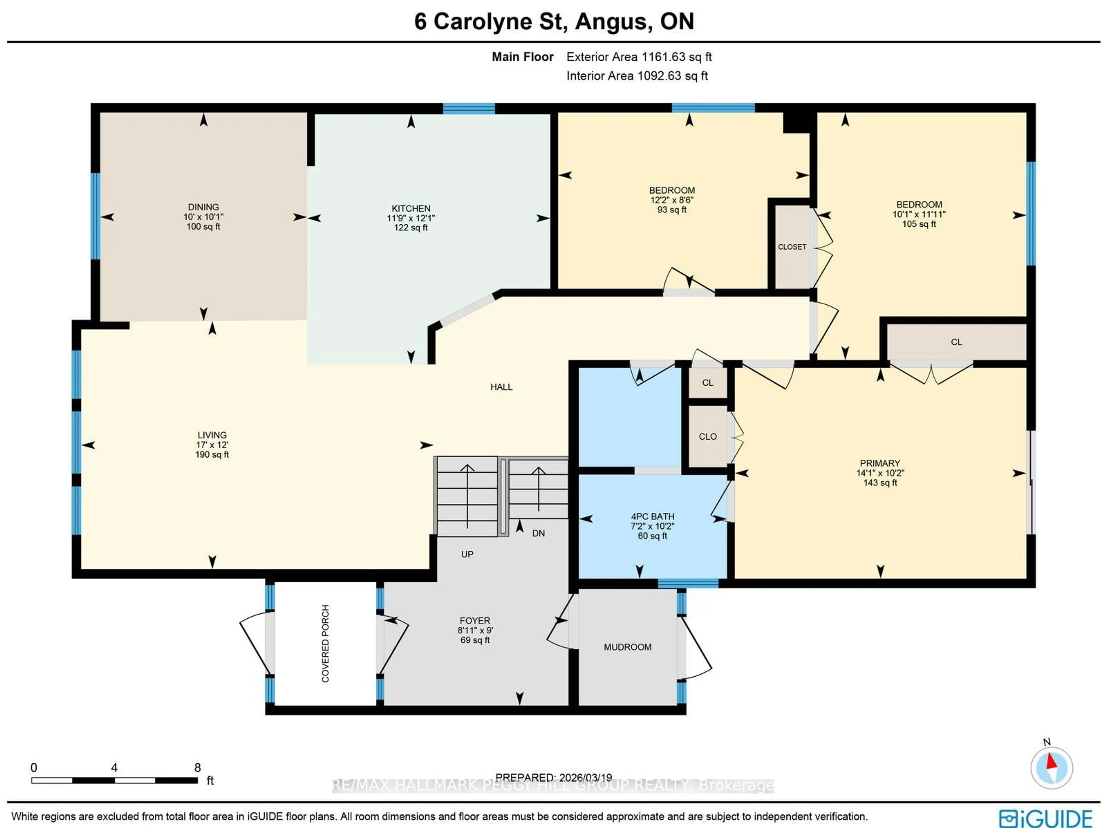 Floor plan for 6 Carolyne St, Essa Ontario L3W 0J8