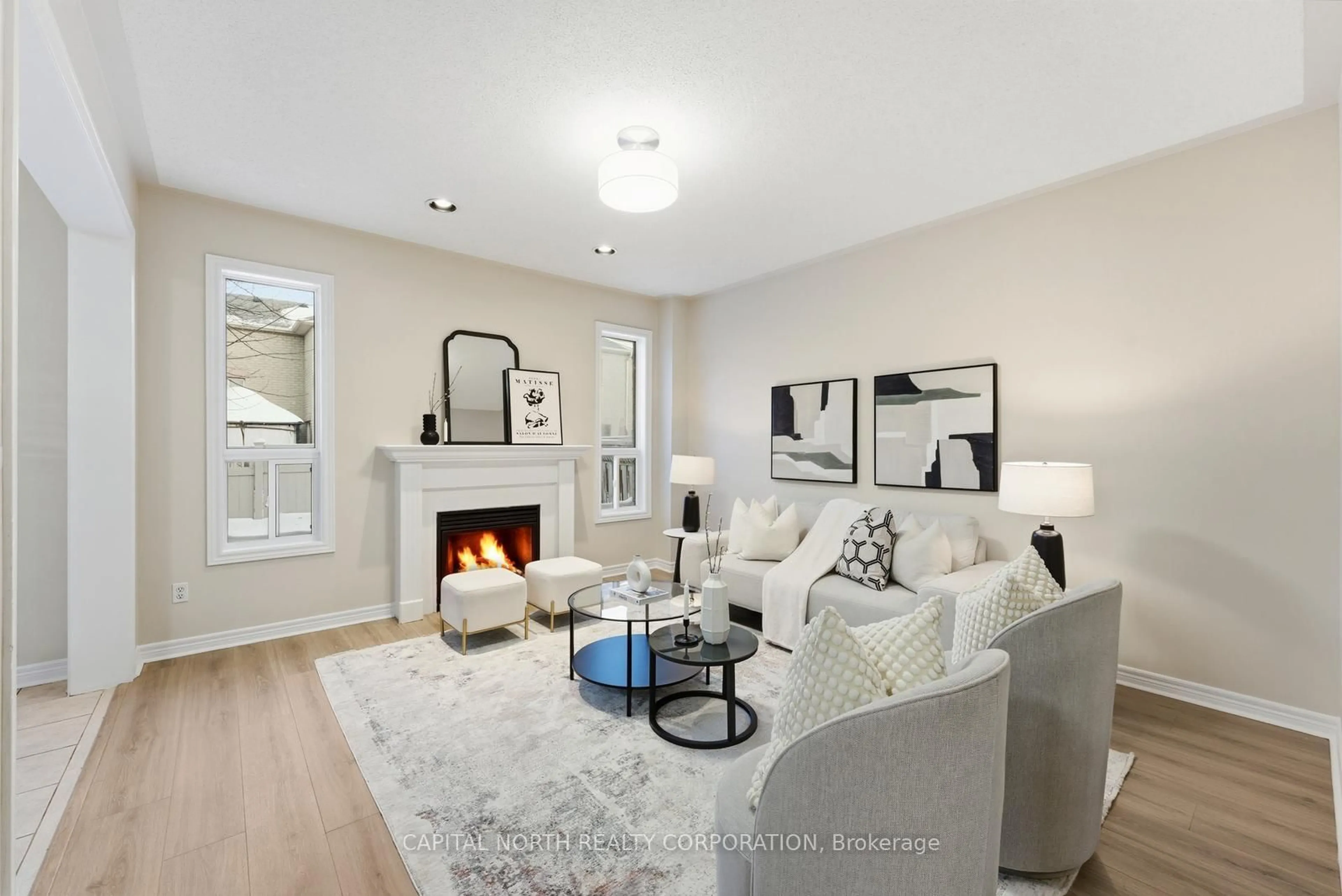 Living room with furniture, unknown for 74 Bullrush Dr, Vaughan Ontario L4H 2V8