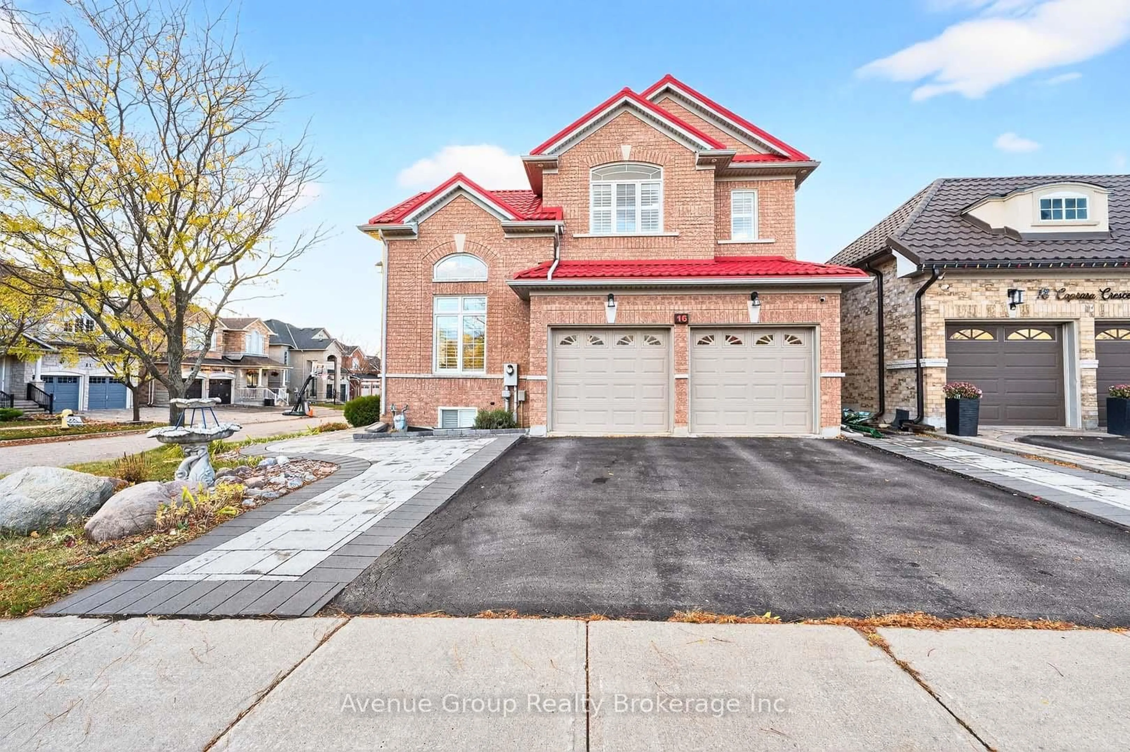 Home with brick exterior material, street for 16 Caprara Cres, Markham Ontario L6B 0B7