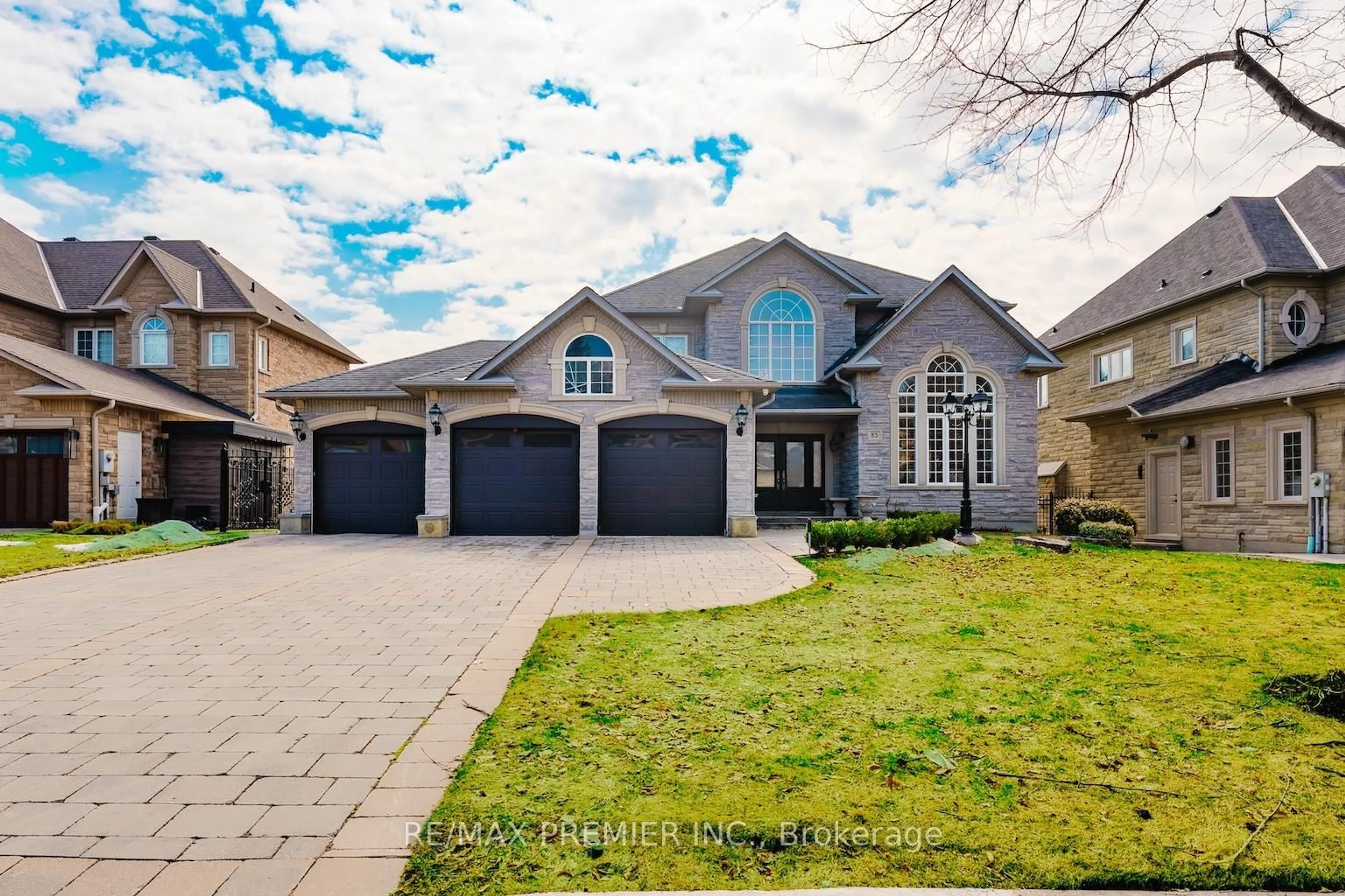 Home with brick exterior material, street for 85 Gregory Scott Dr, Vaughan Ontario L4H 1K7