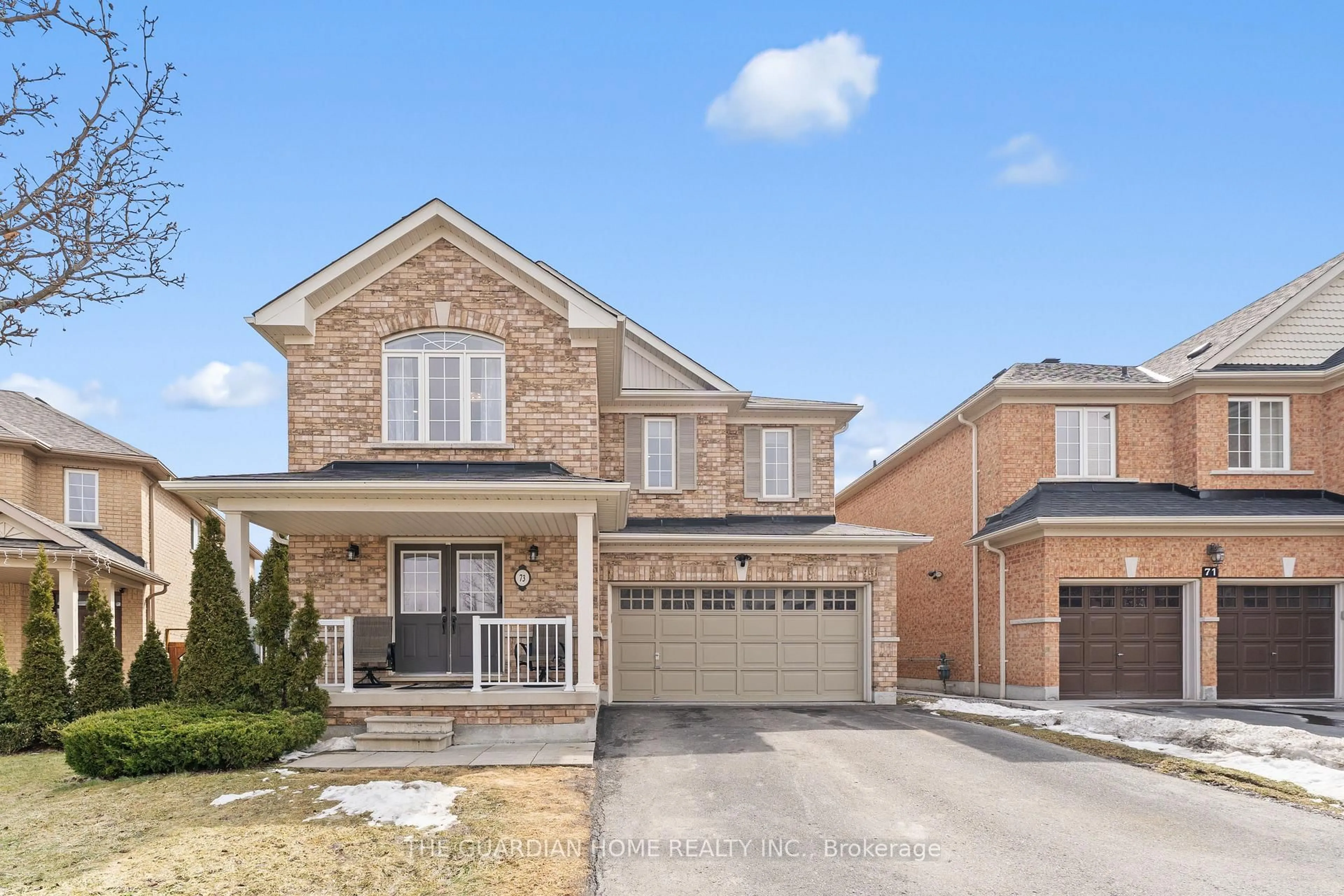 Home with brick exterior material, street for 73 Crowther Dr, Newmarket Ontario L3X 3G4