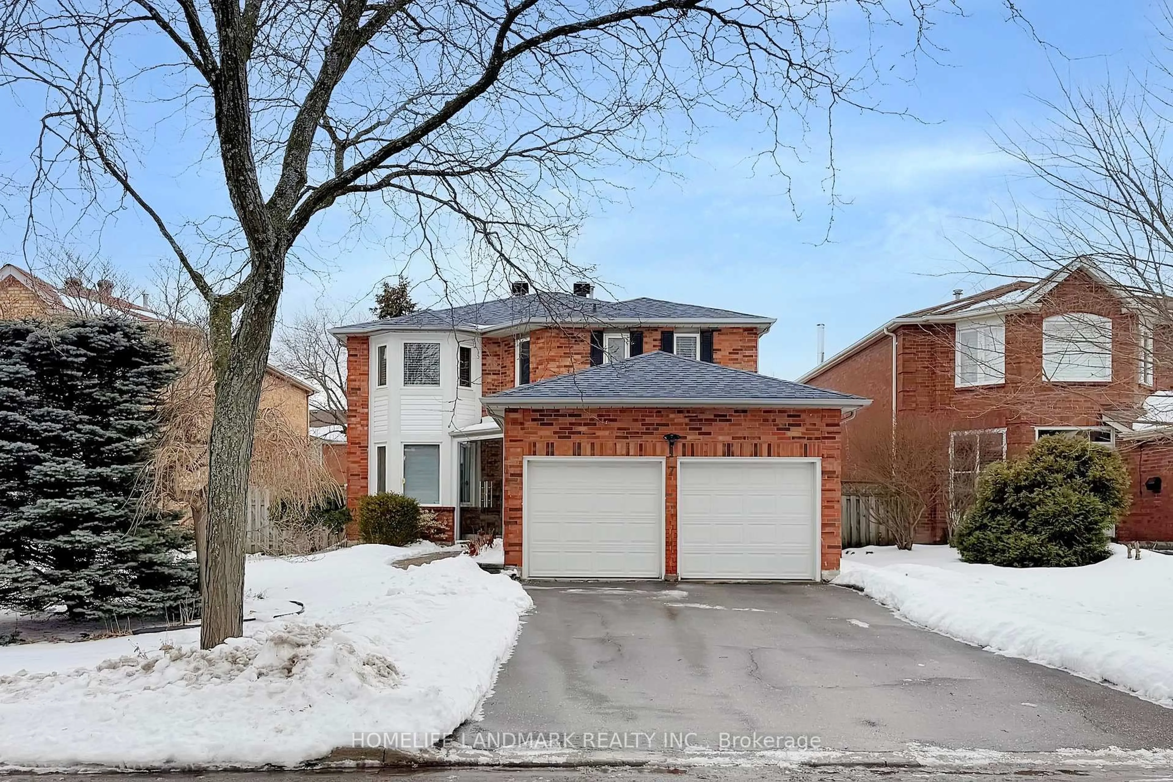 Home with brick exterior material, street for 7 Lancashire Rd, Markham Ontario L3R 8K9