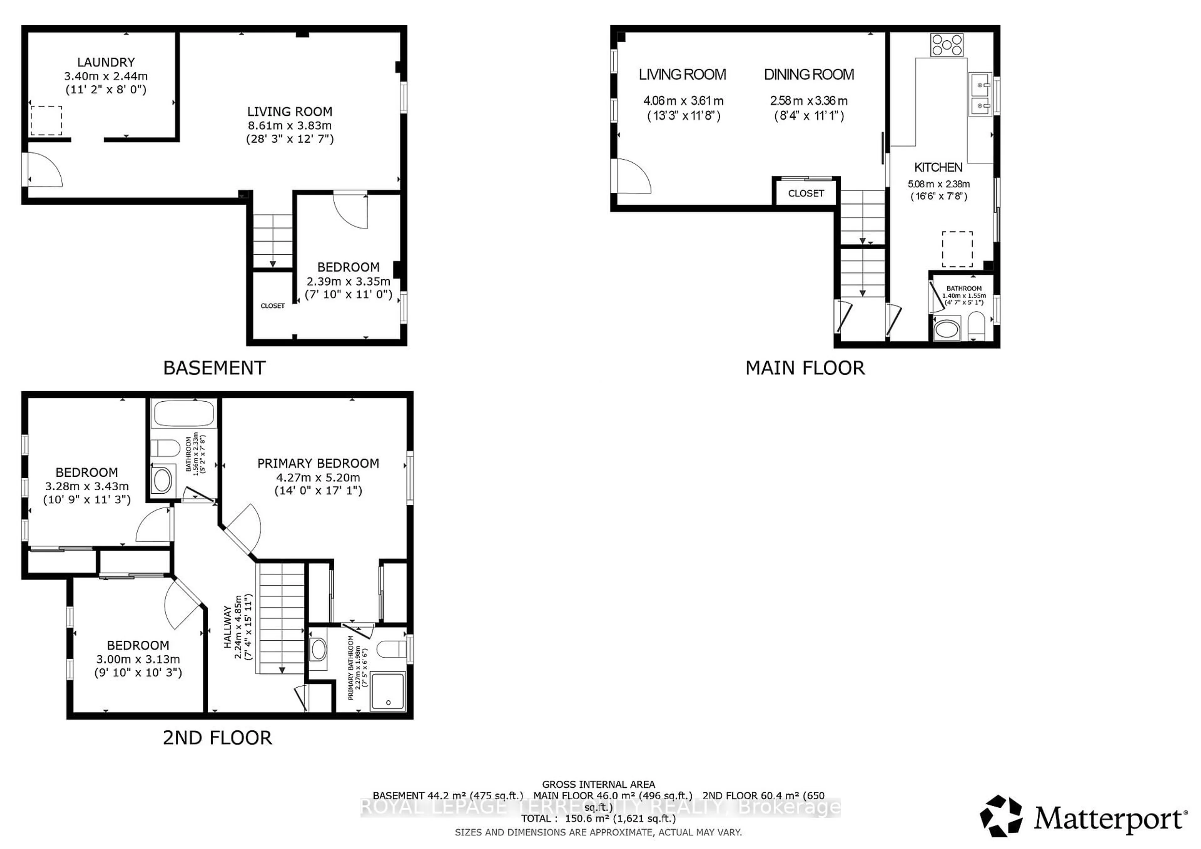 Floor plan for 82 Timberwolf Cres, Vaughan Ontario L4H 2W1