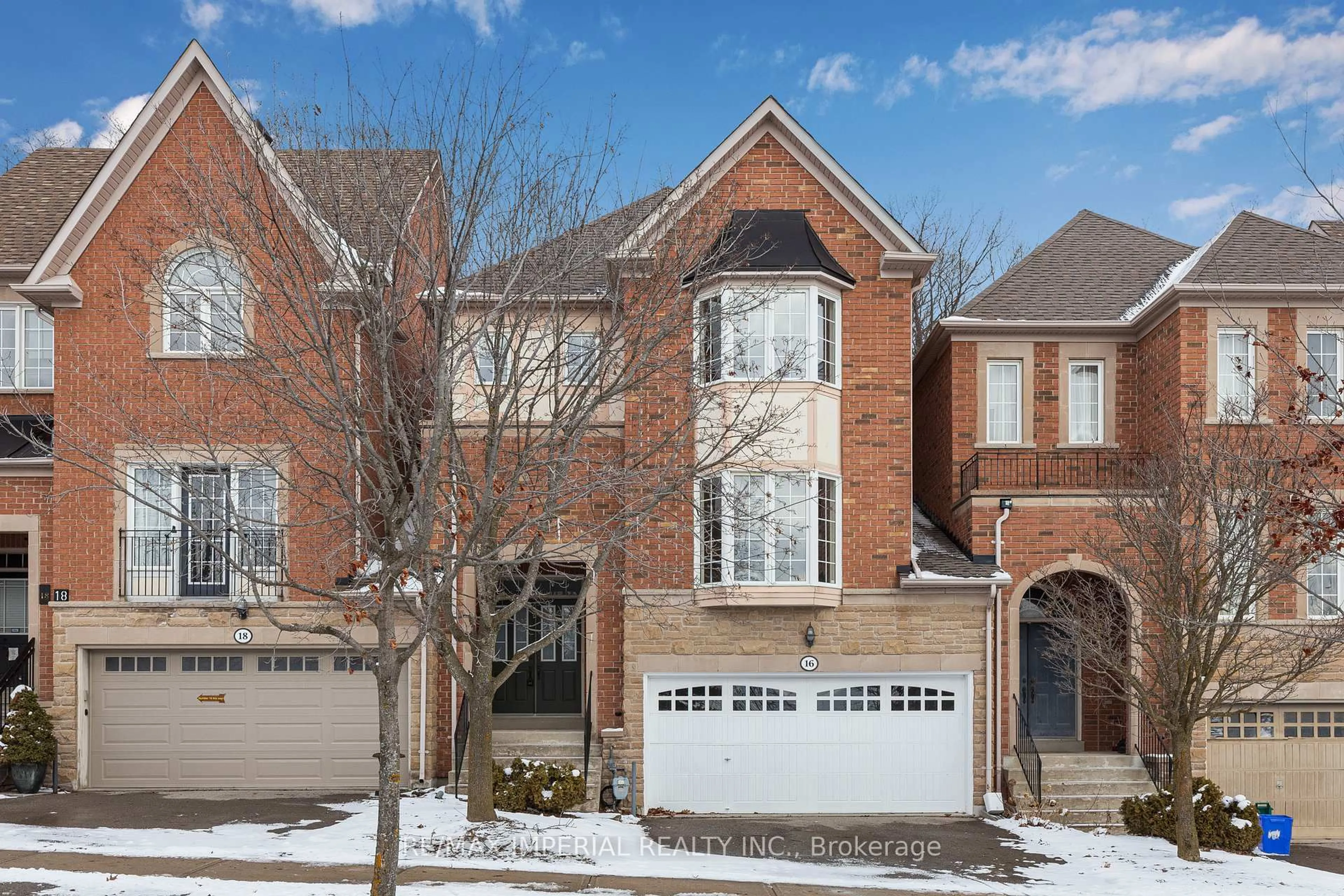 Home with brick exterior material, street for 16 Carriage House Crt, Richmond Hill Ontario L4E 4V3