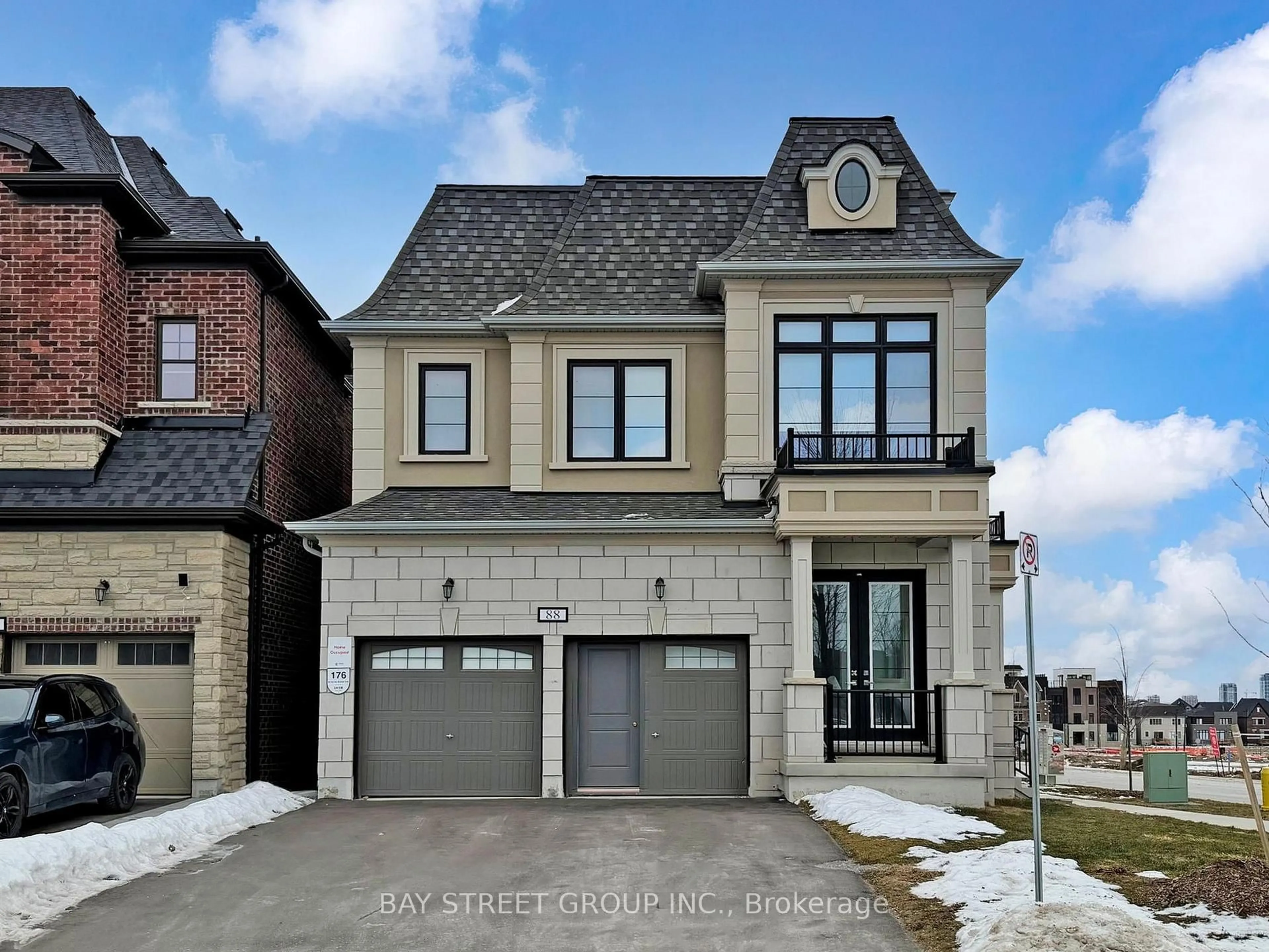Home with brick exterior material, street for 88 Harvey Bunker Cres, Markham Ontario L6C 2A5