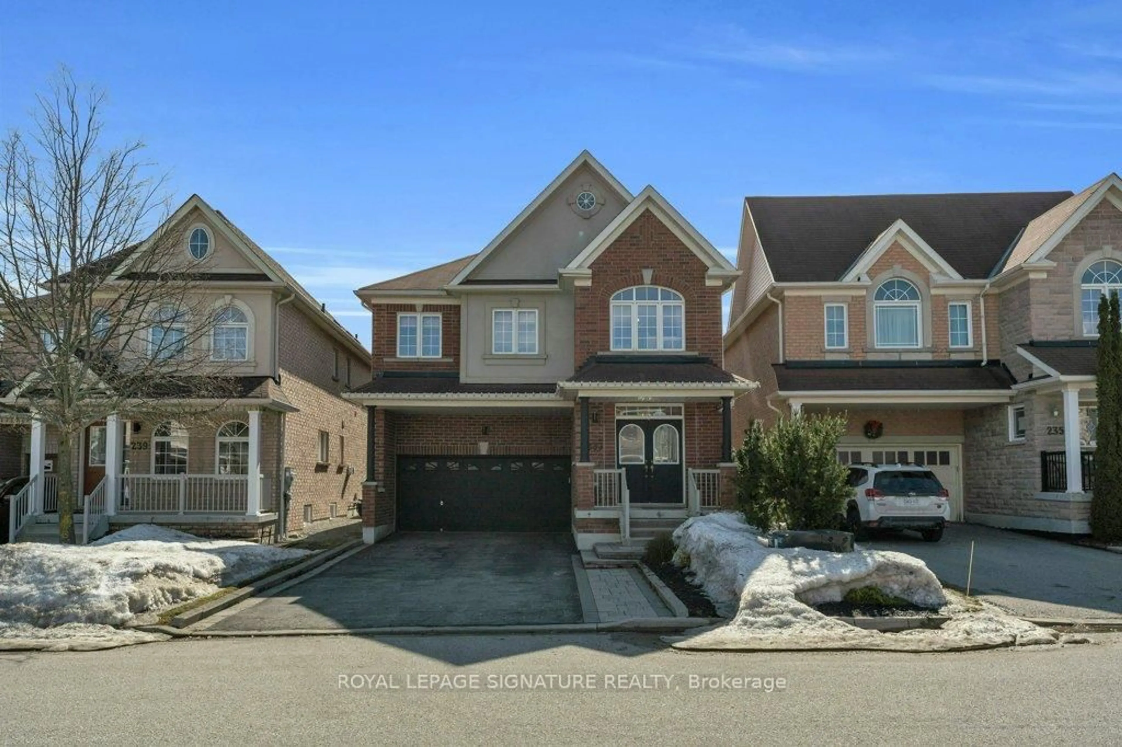 Home with brick exterior material, street for 237 Karl Rose Tr, Newmarket Ontario L3X 3J2