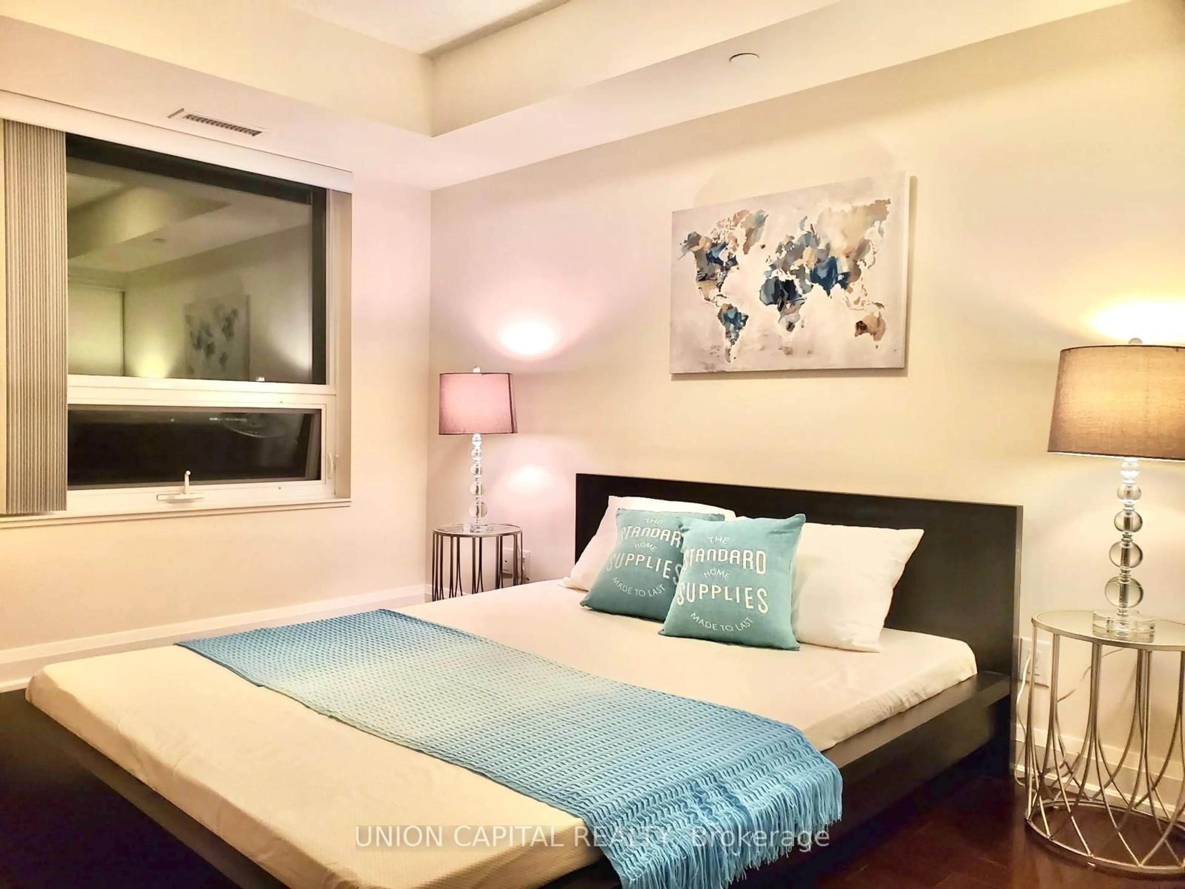 Bedroom with bed, unknown for 1 Uptown Dr #910, Markham Ontario L3R 5C1
