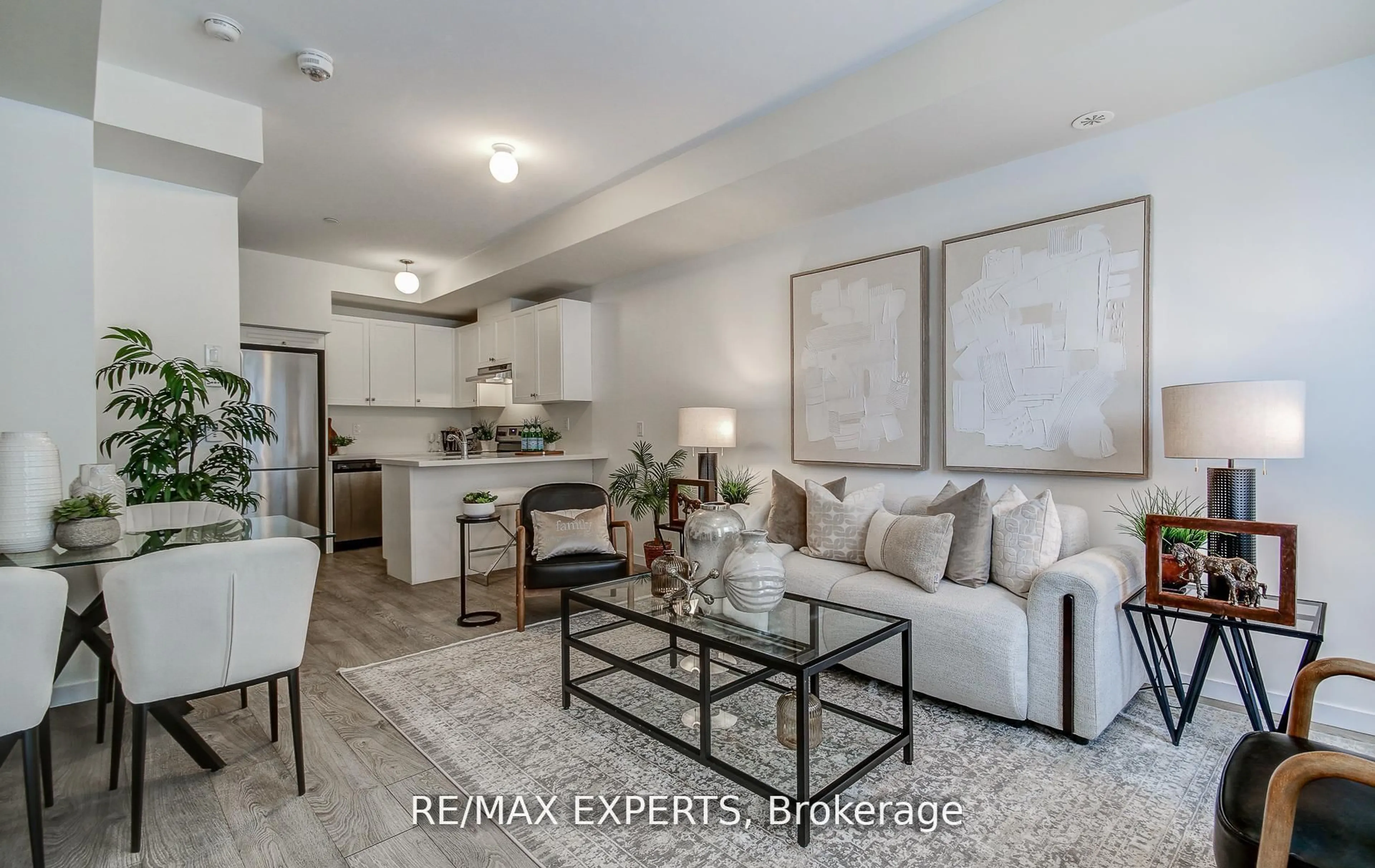 Living room with furniture, unknown for 300 Alex Gardner Circ #61, Aurora Ontario L4G 1N4