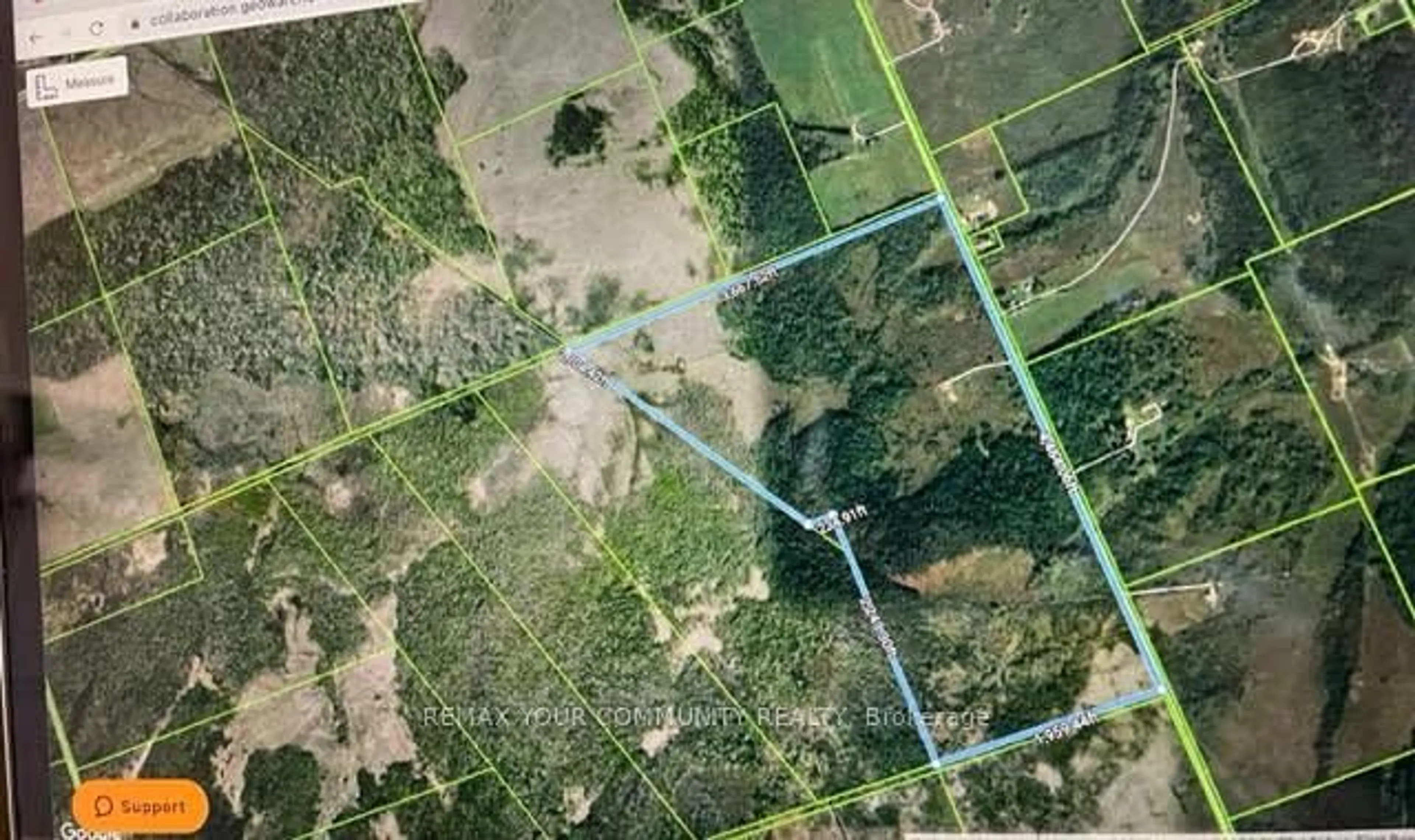 A pic from outside/outdoor area/front of a property/back of a property/a pic from drone, forest/trees view for 31750 Simcoe St, Brock Ontario L0K 1A0