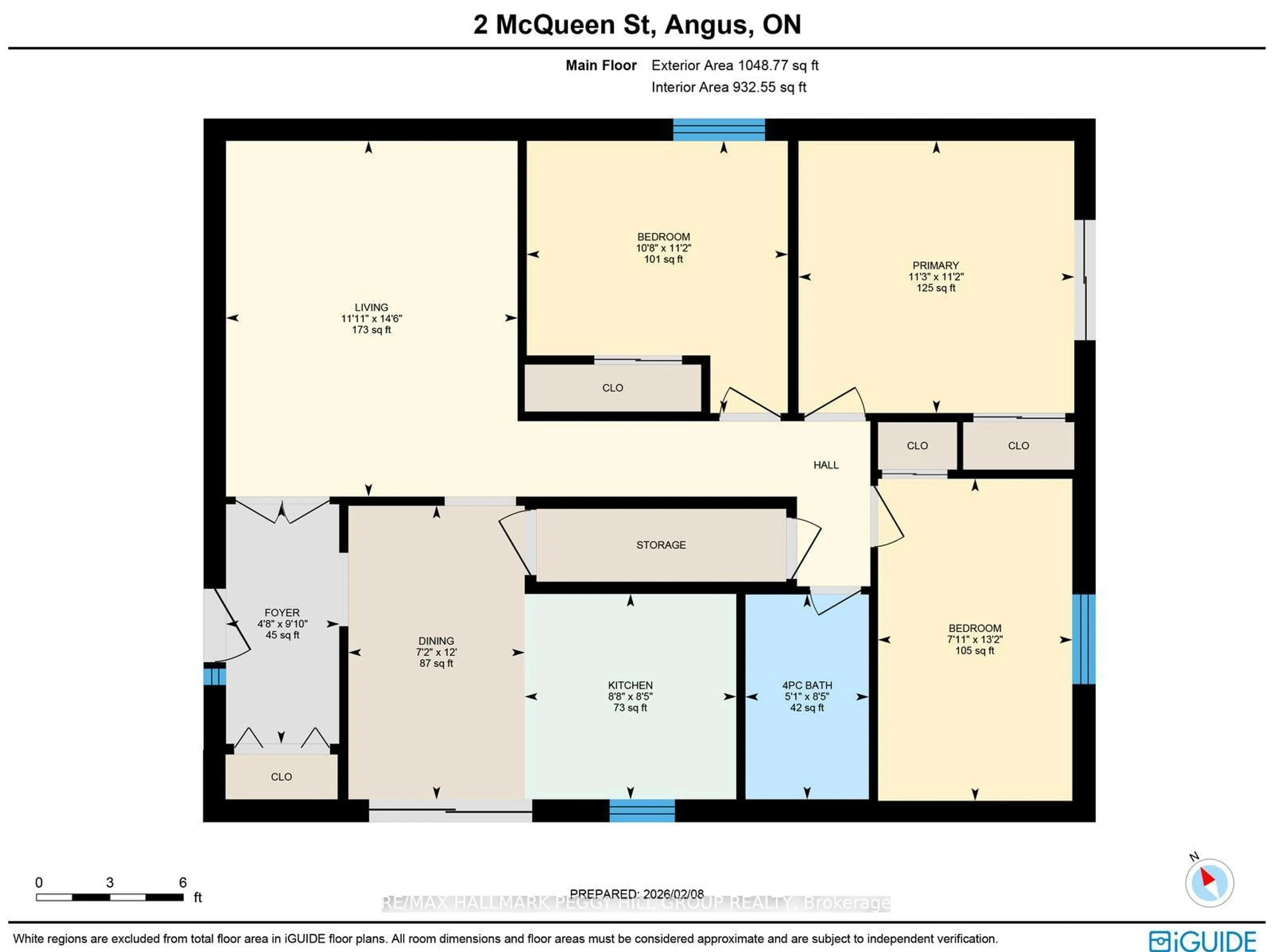 Floor plan for 2 McQueen St, Essa Ontario L0M 1B0