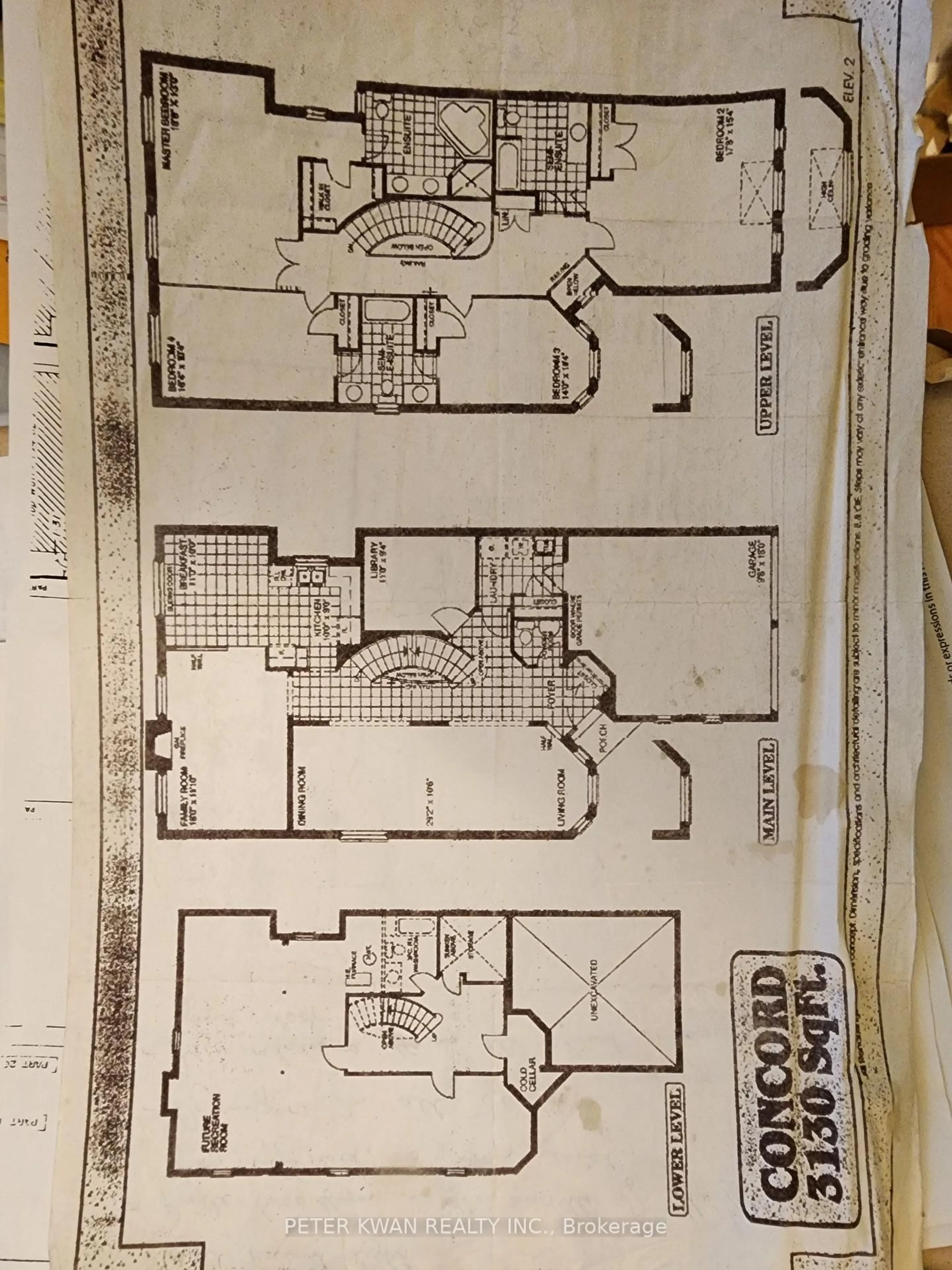 Floor plan for 231 Pinewood Dr, Vaughan Ontario L4J 5R7