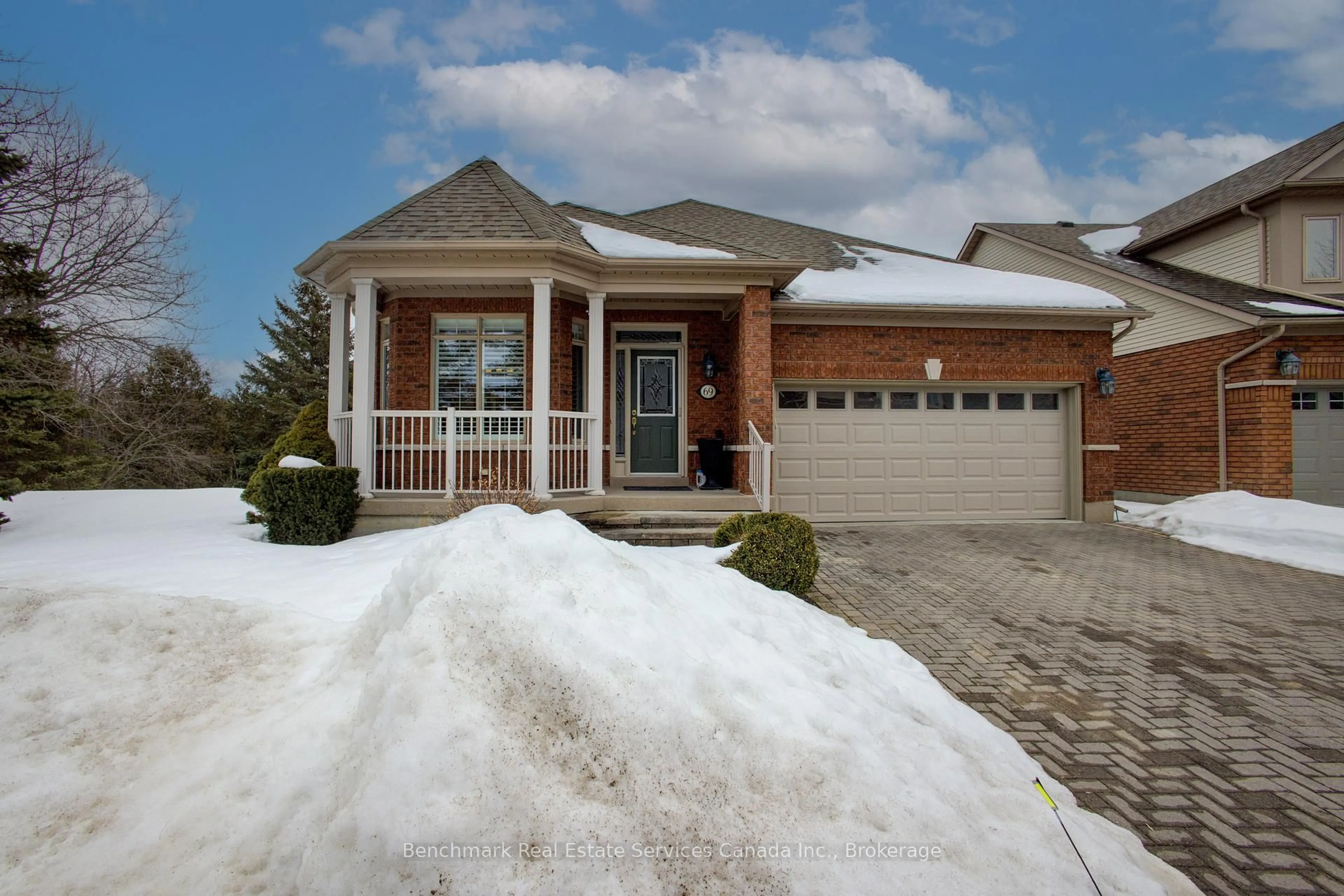 Home with brick exterior material, street for 69 Bella Vista Tr, New Tecumseth Ontario L9R 2E2