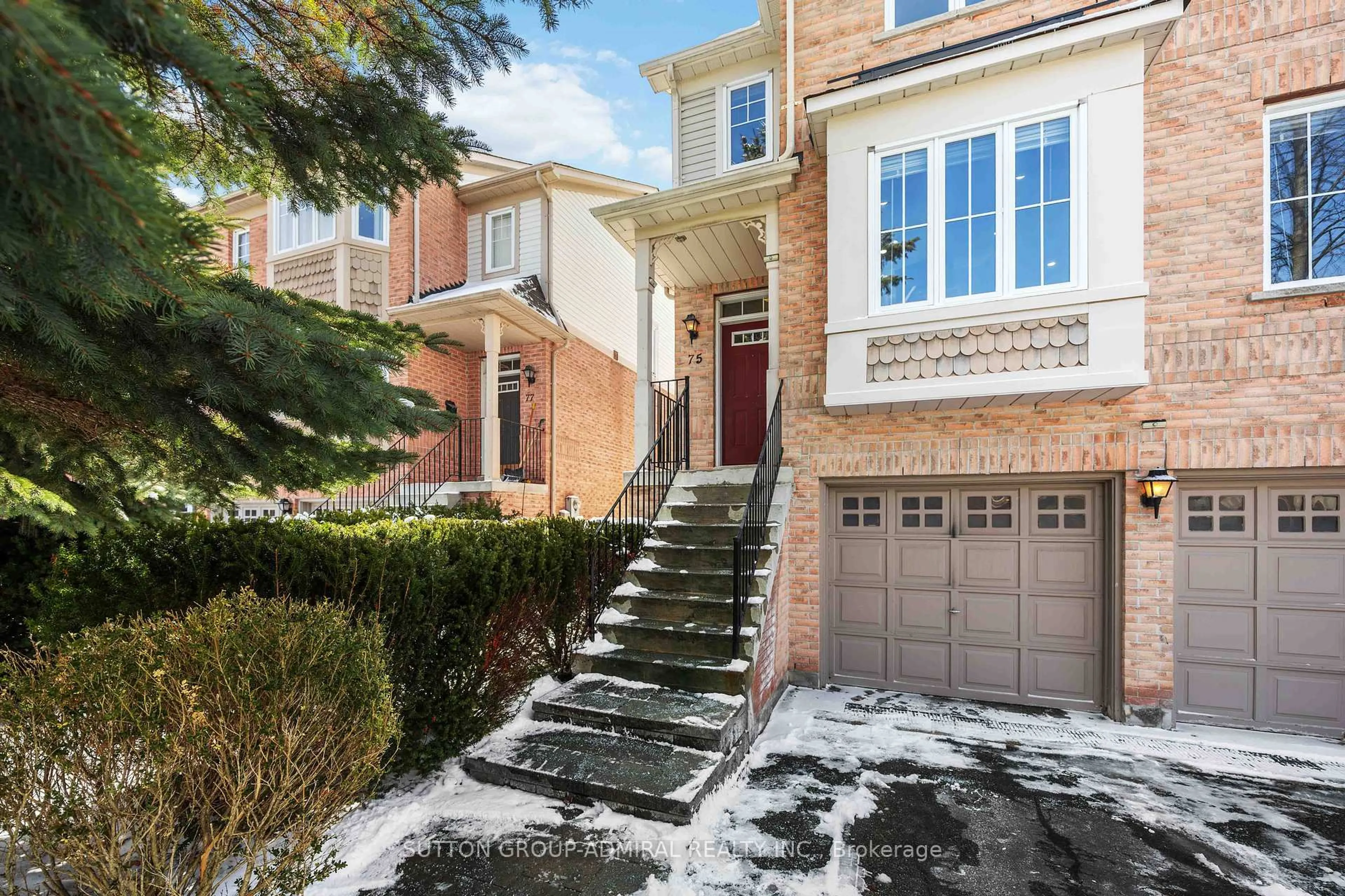 Home with brick exterior material, street for 75 James Scott Rd, Markham Ontario L3P 7W6