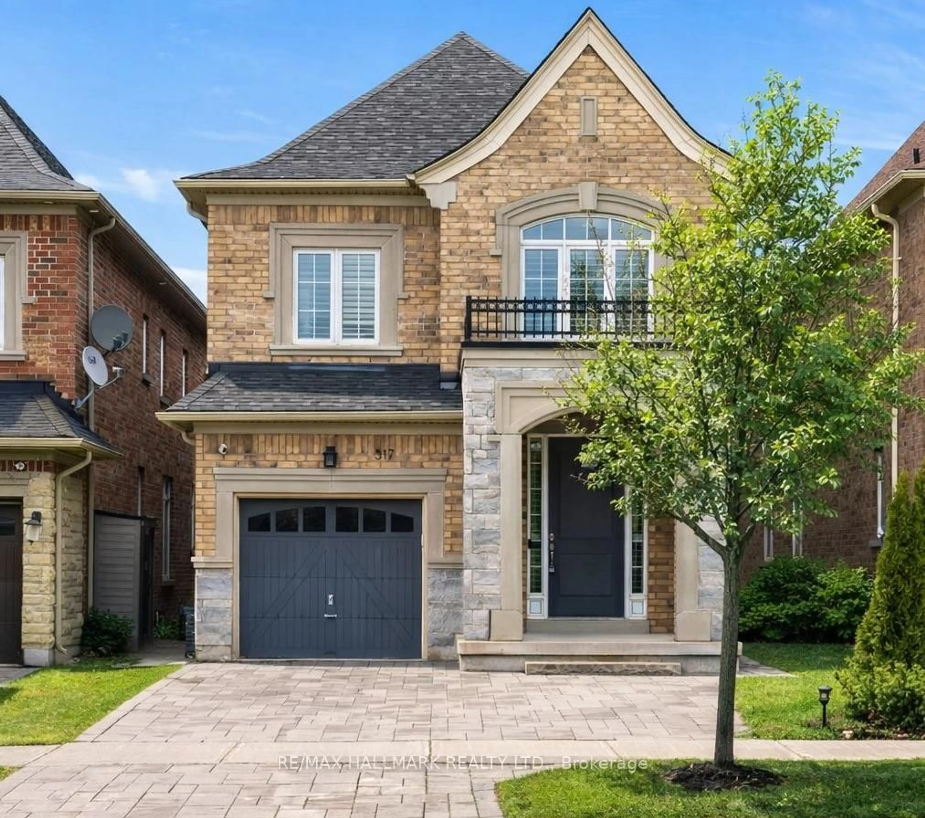 Home with brick exterior material, street for 317 Oberfrick Ave, Vaughan Ontario L6A 0R5