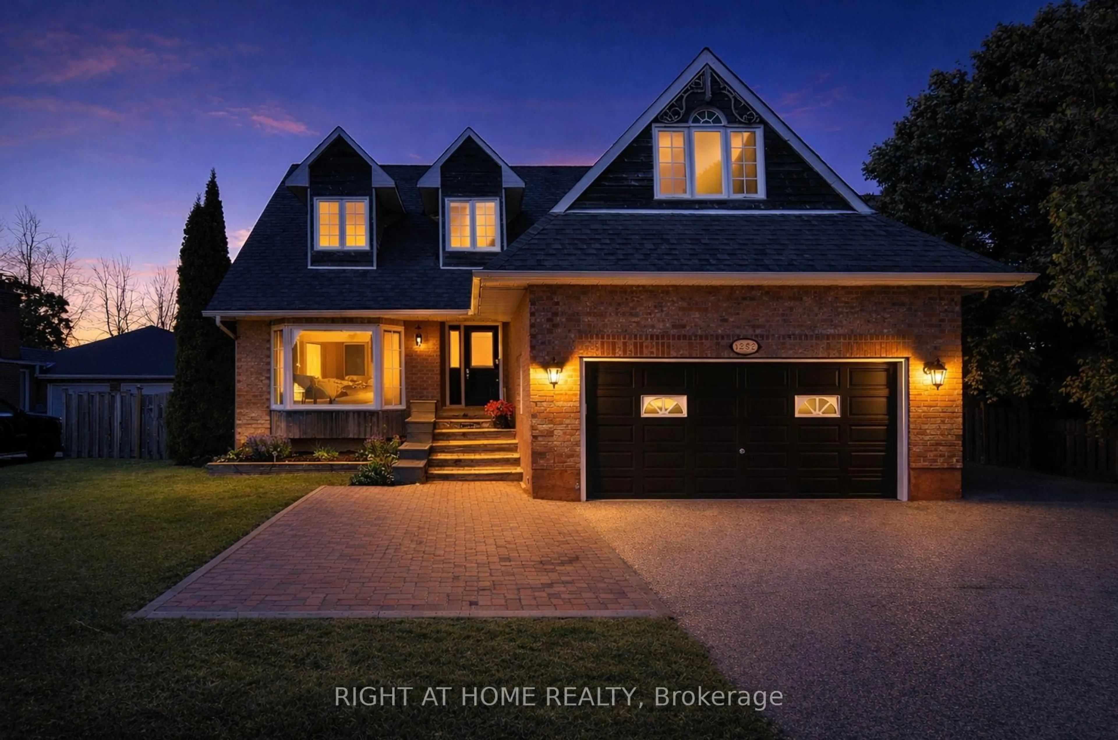 Home with brick exterior material, street for 1252 Shore Acres Dr, Innisfil Ontario L0L 1R0