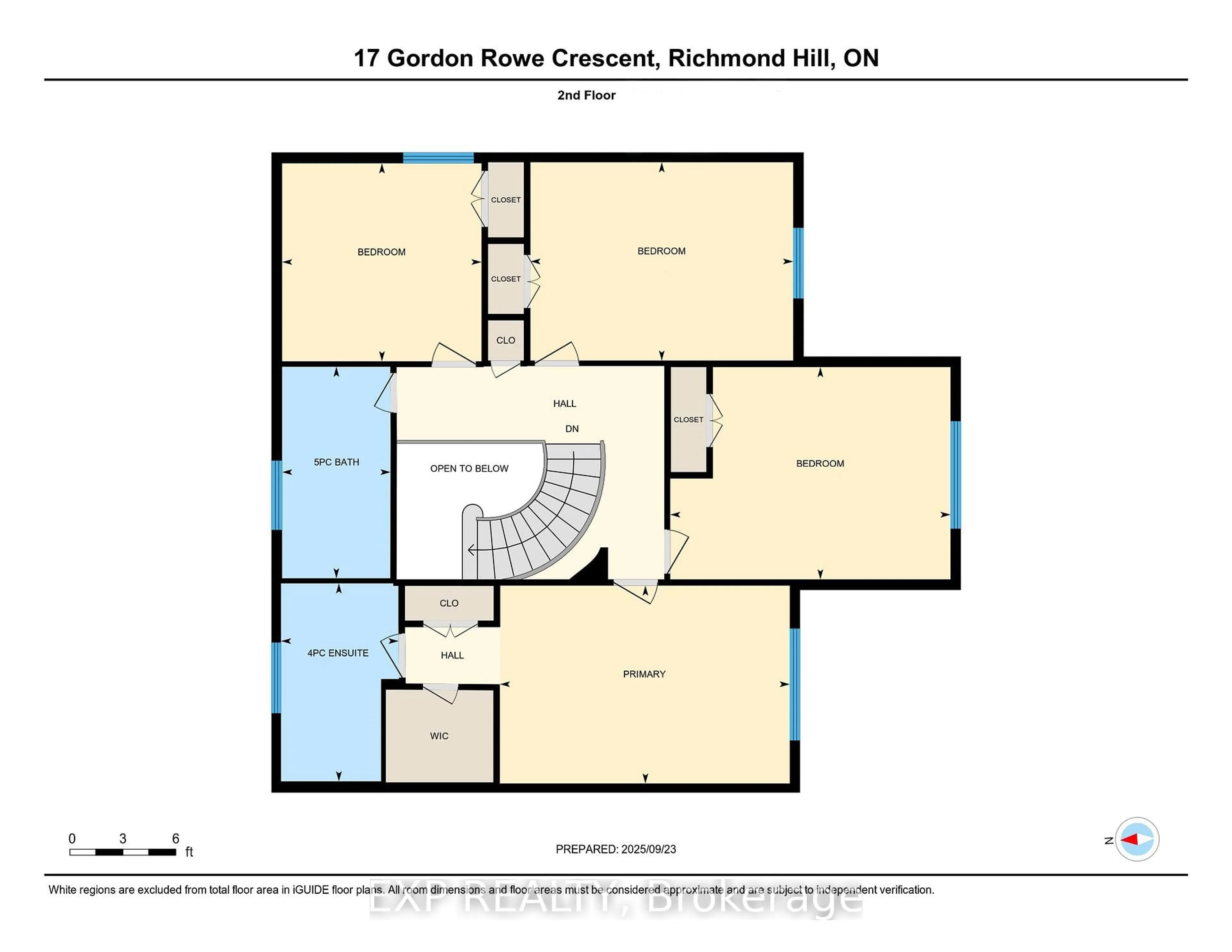 Floor plan for 17 Gordon Rowe Cres, Richmond Hill Ontario L4C 8S3