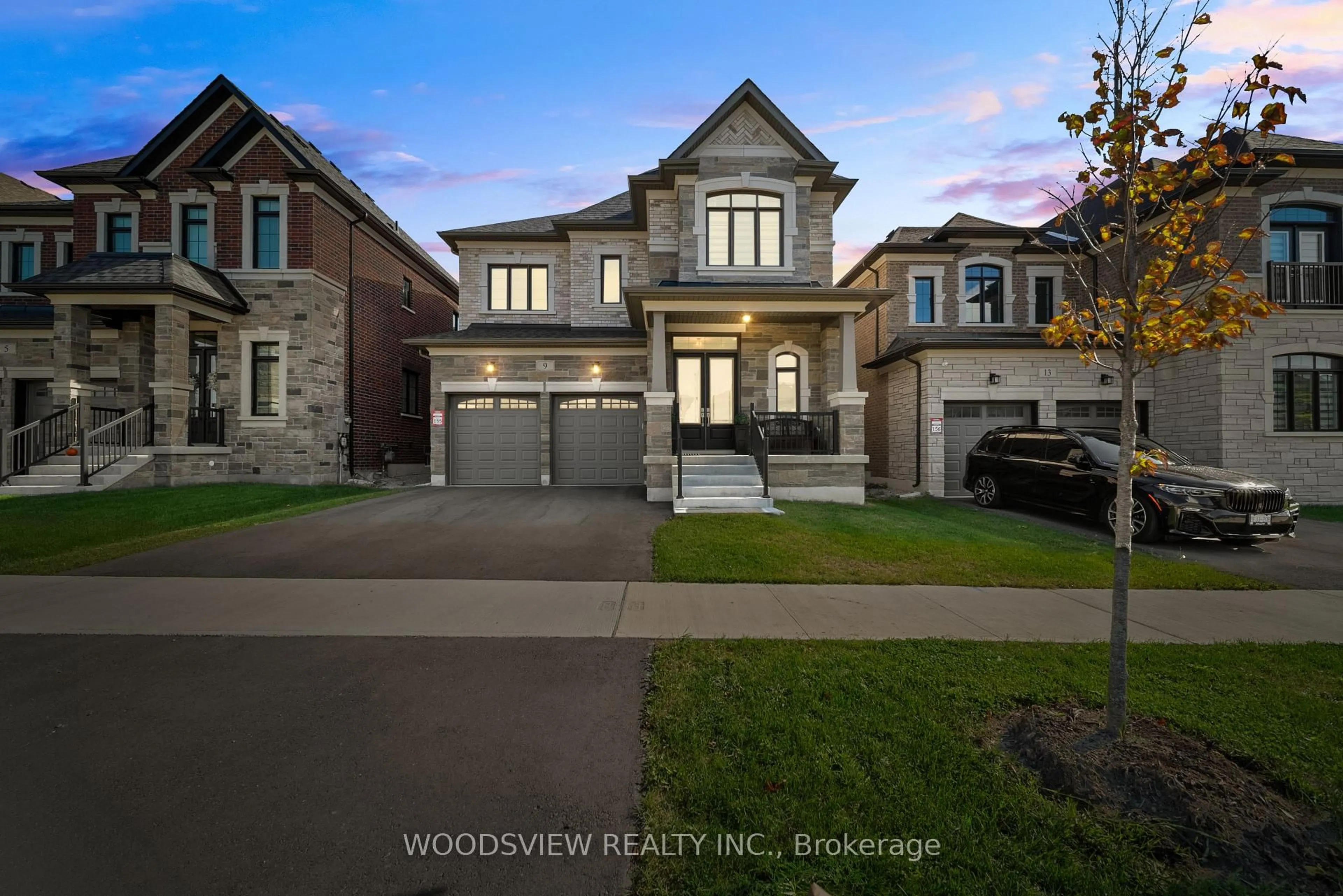 Home with brick exterior material, street for 9 Ballantyne Blvd, Vaughan Ontario L3L 0E9