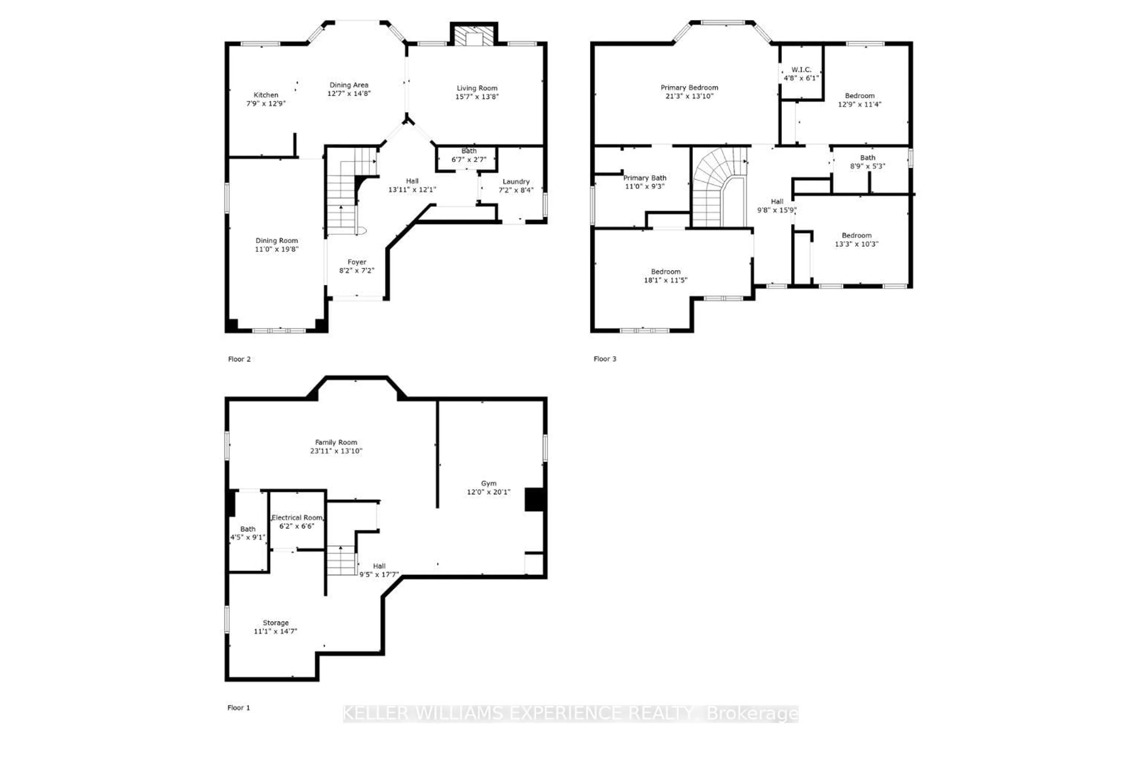 Floor plan for 4 GOLD PARK Gate, Essa Ontario L3W 0C2