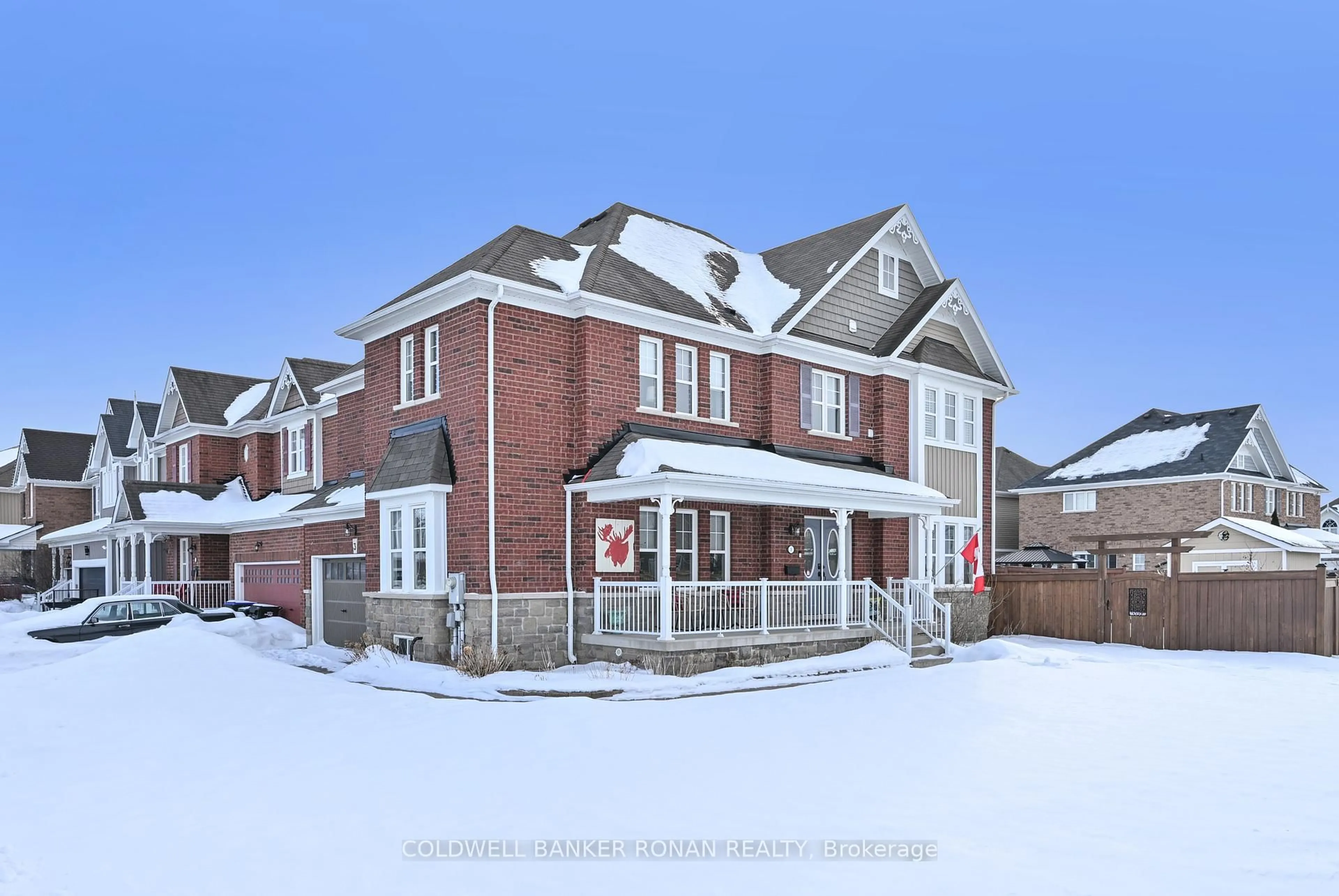 Home with brick exterior material, street for 3 Swenson St, New Tecumseth Ontario L9R 0J6