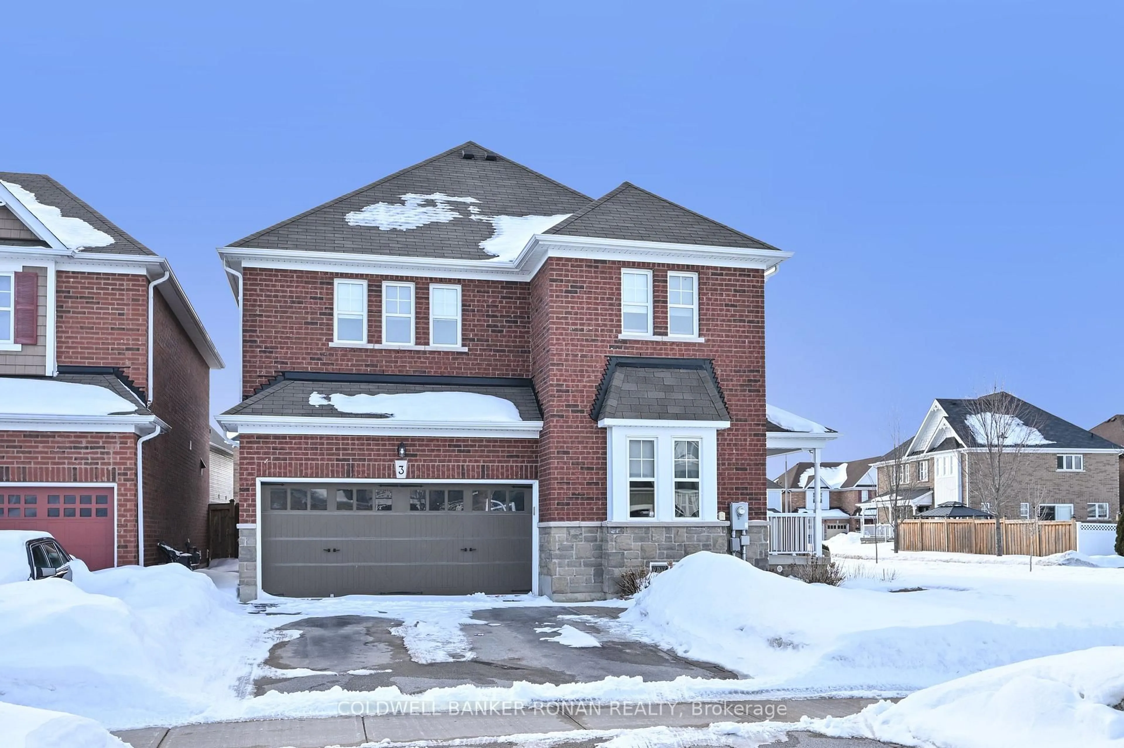 Home with brick exterior material, street for 3 Swenson St, New Tecumseth Ontario L9R 0J6