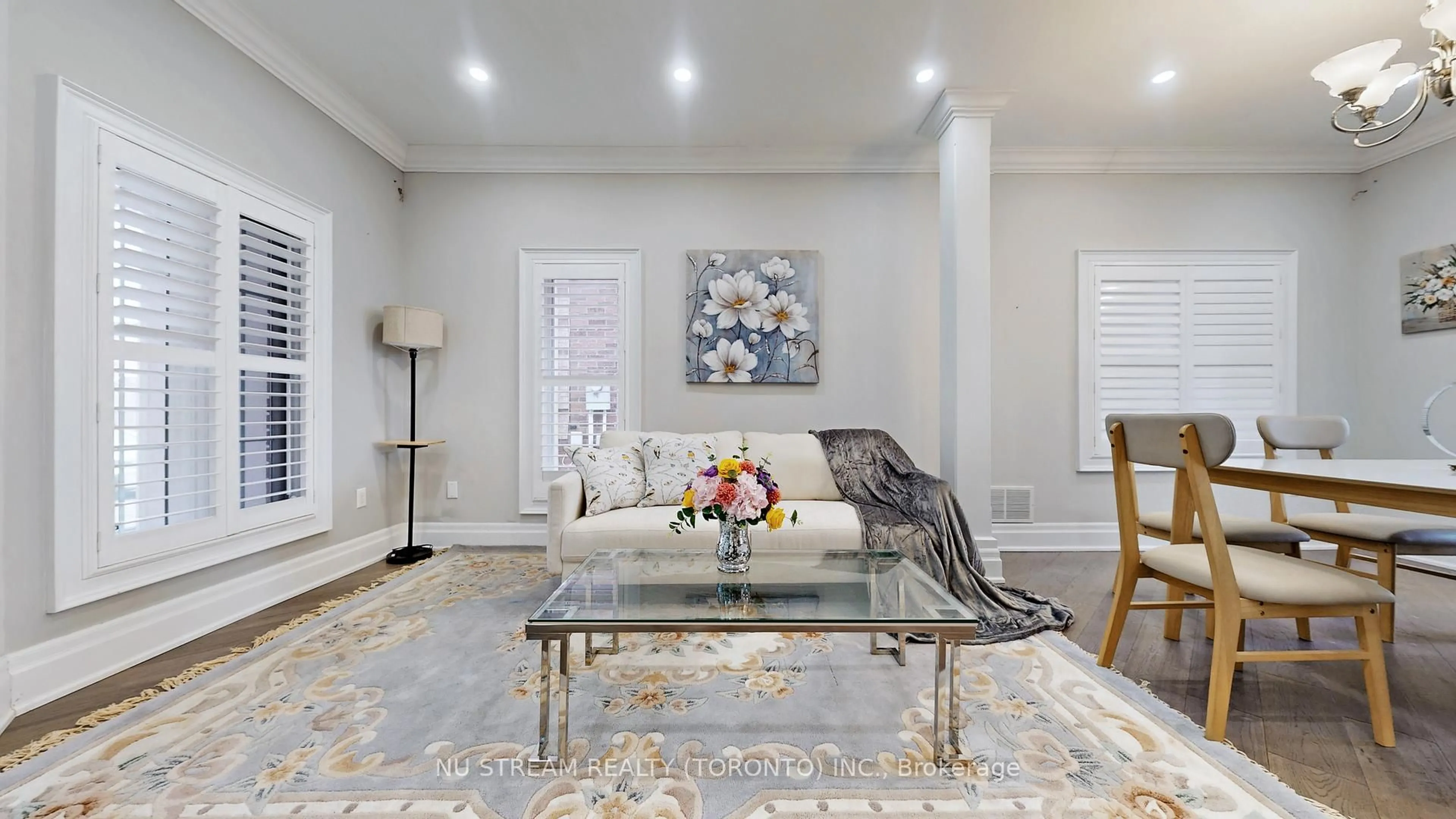 Living room with furniture, ceramic/tile floor for 191 Milliken Meadows Dr, Markham Ontario L3R 0V9