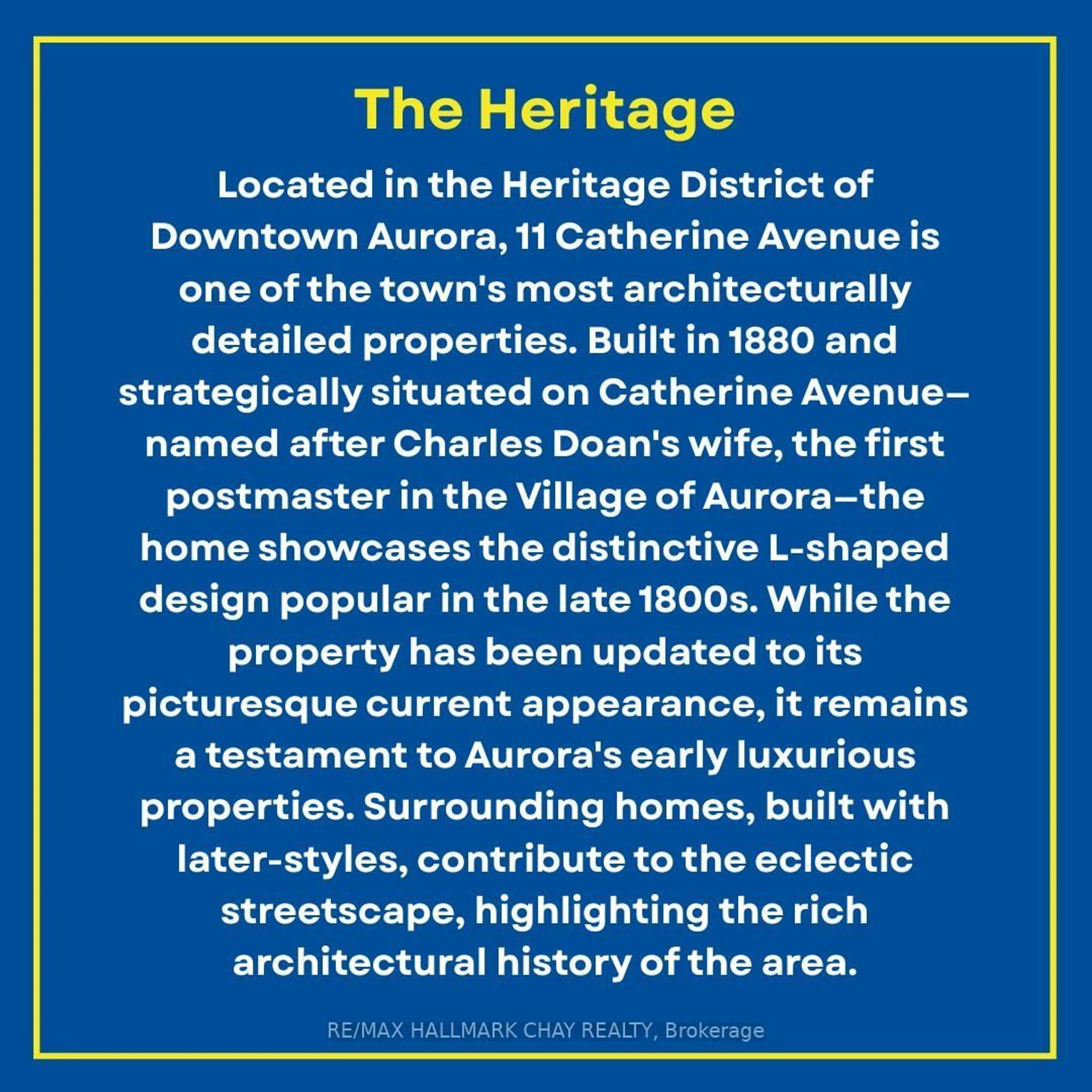 Floor plan for 11 Catherine Ave, Aurora Ontario L4G 1K4