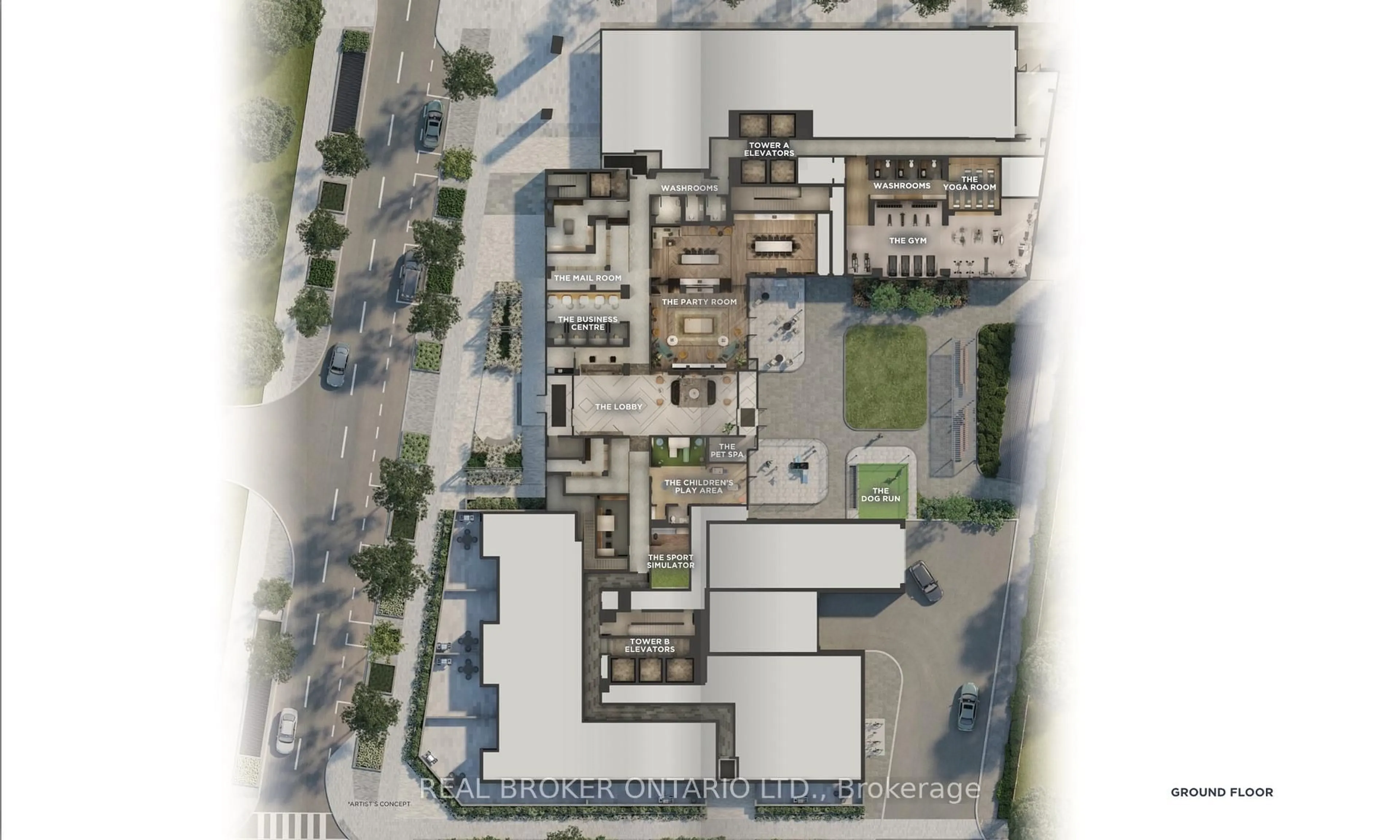 Floor plan for 2851 Highway 7 #722, Vaughan Ontario L4K 1W2