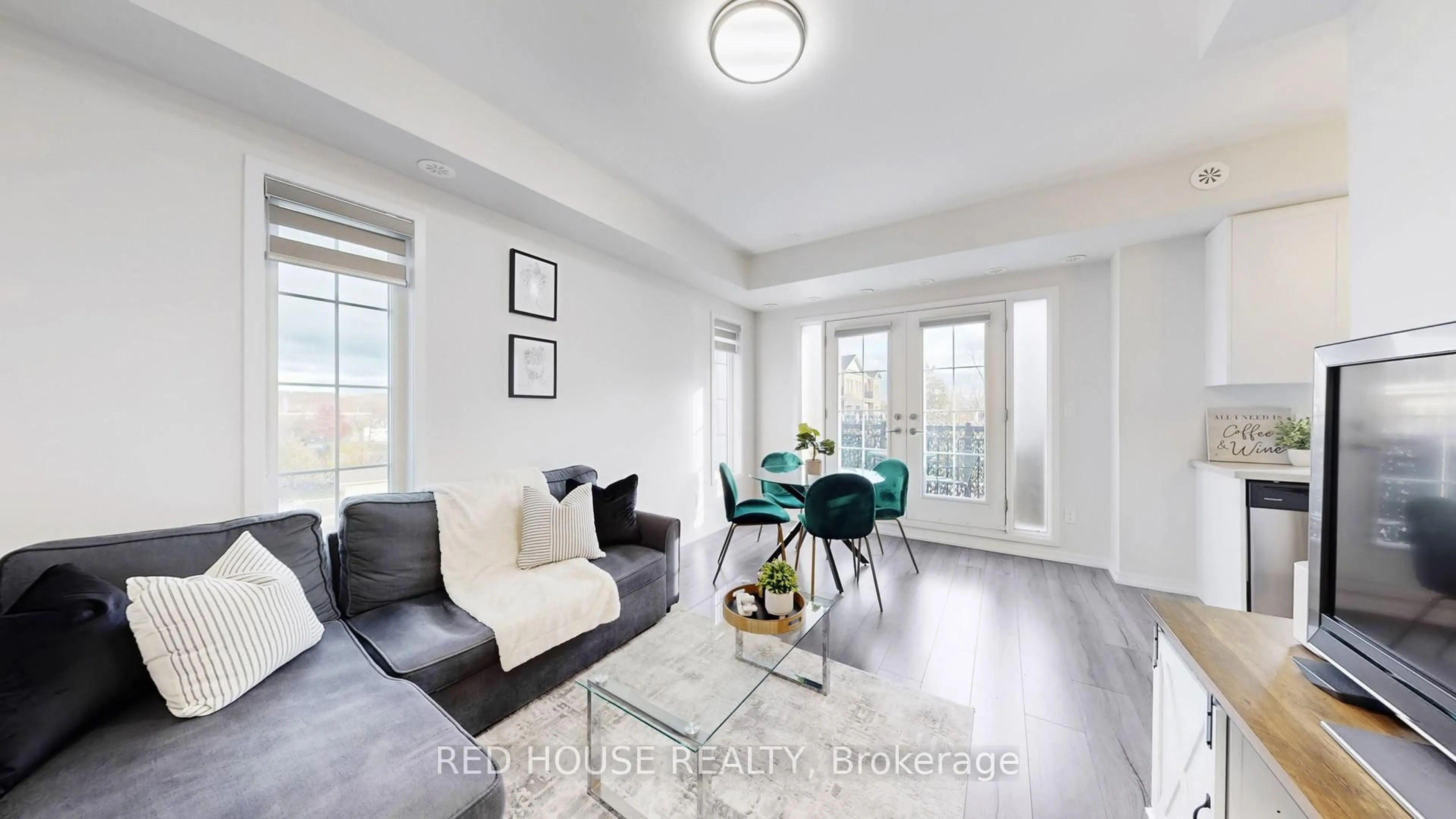 Living room with furniture, unknown for 26 Bruce St #E08, Vaughan Ontario L4L 1J4